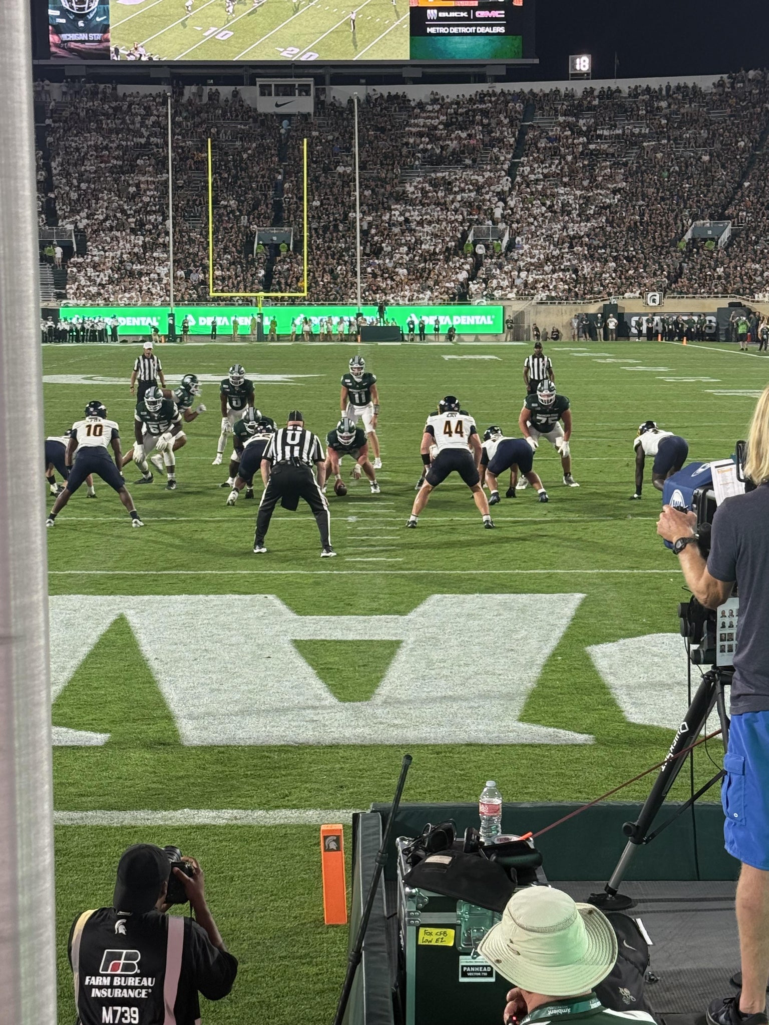 Real Fan View taken from Section 30 at Spartan Stadium (Michigan) by Tom G