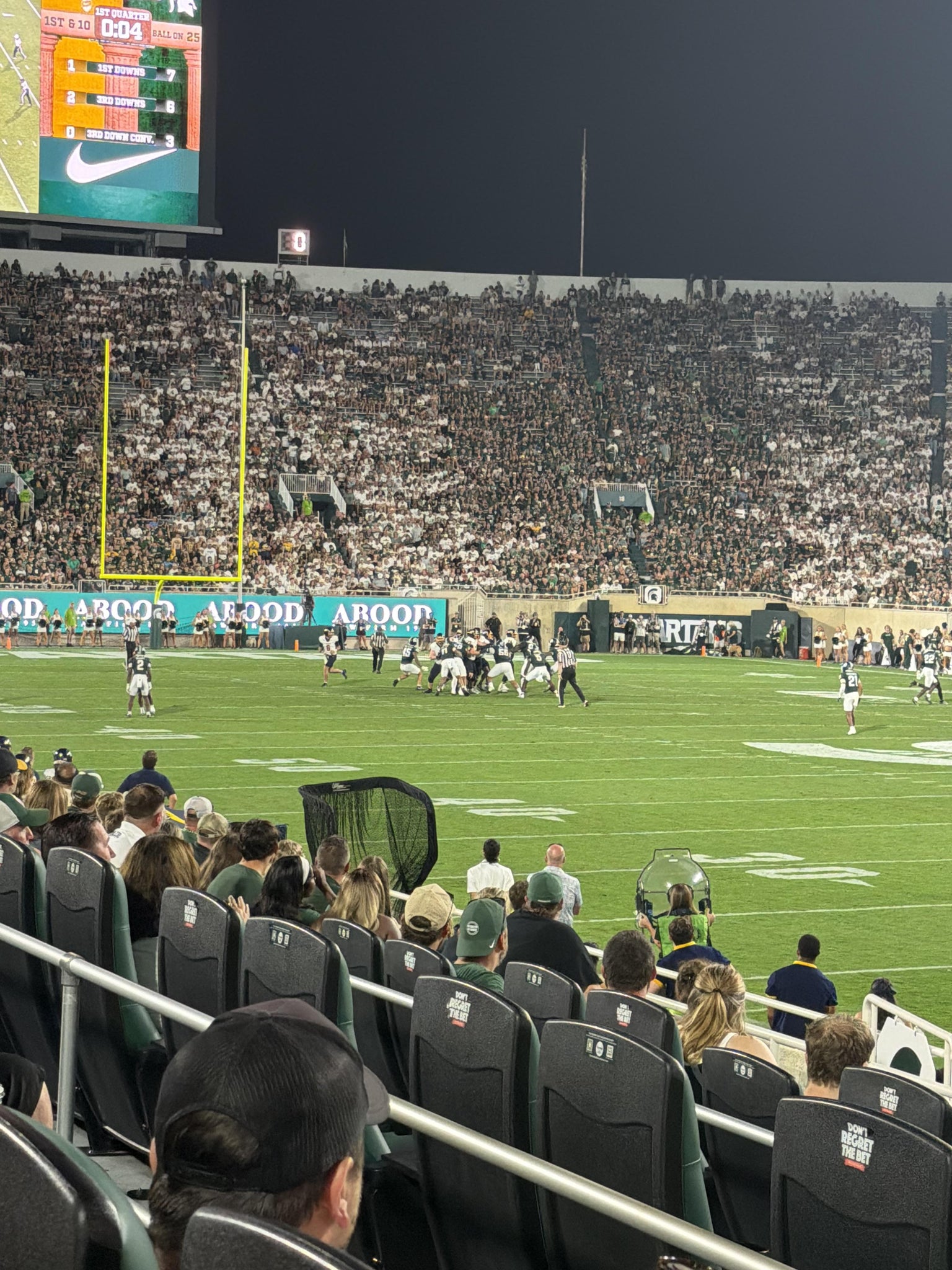 Real Fan View taken from Section 5 at Spartan Stadium (Michigan) by Talan T
