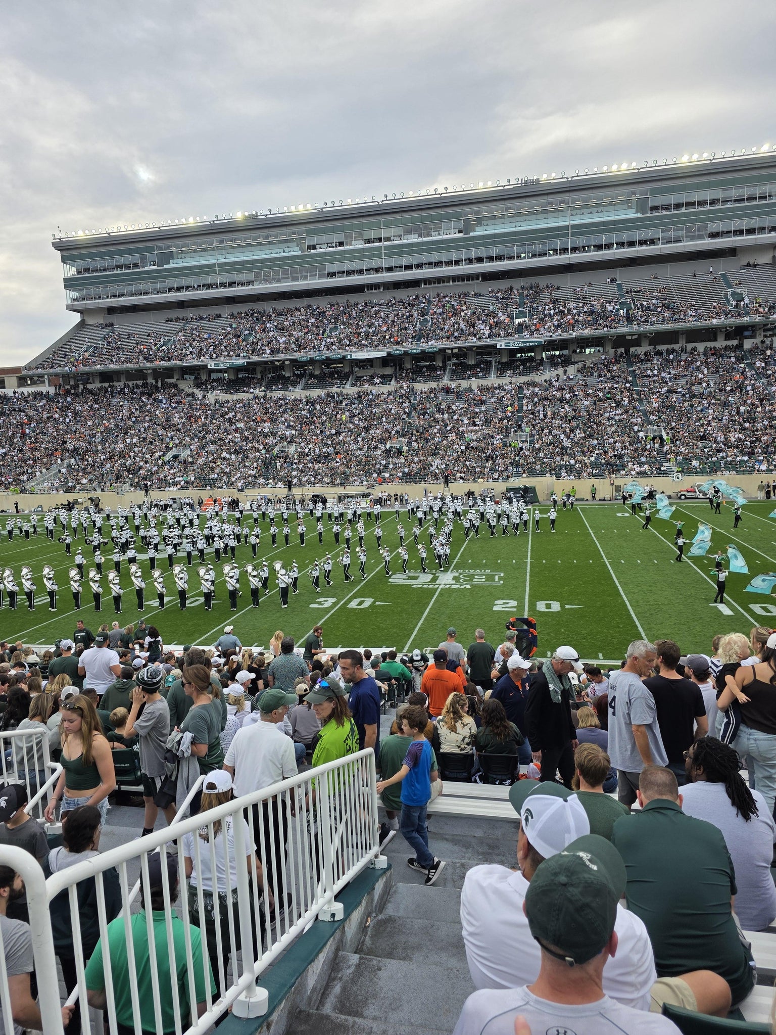 Real Fan View taken from Section 7 at Spartan Stadium (Michigan) by Nicholas T