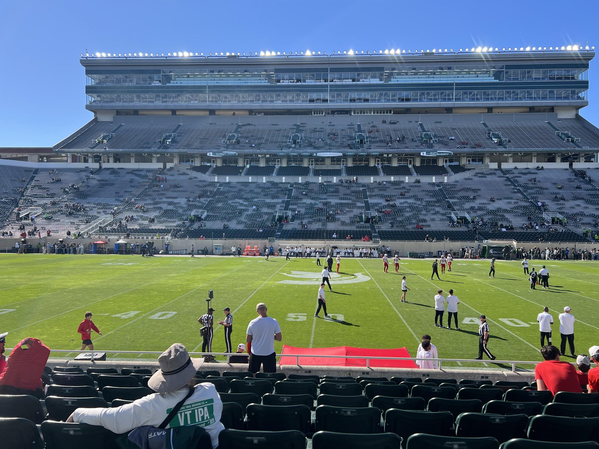 Real Fan View taken from Section 8 at Spartan Stadium (Michigan) by Michele S