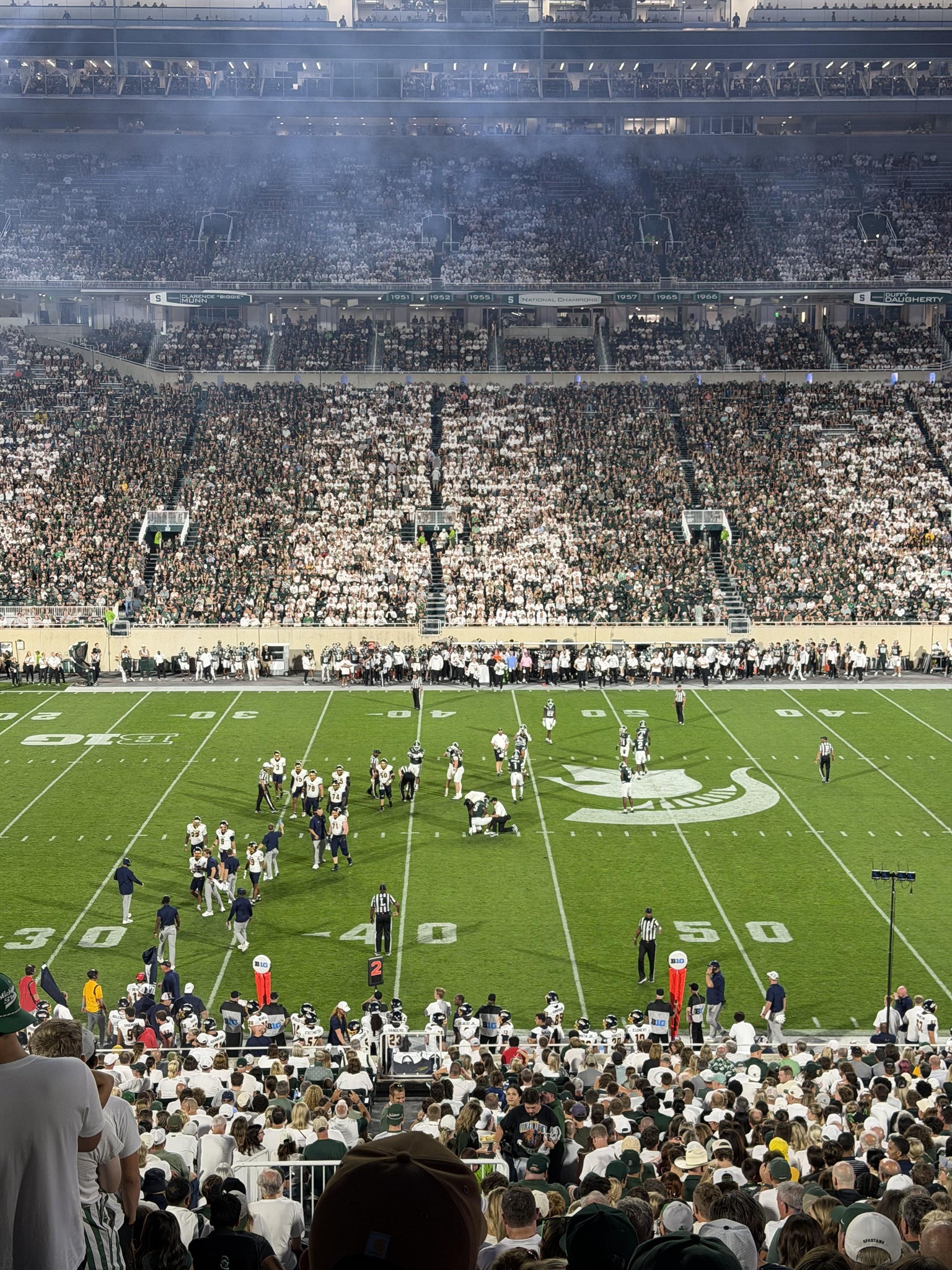 Real Fan View taken from Section 9 at Spartan Stadium (Michigan) by Wayne D