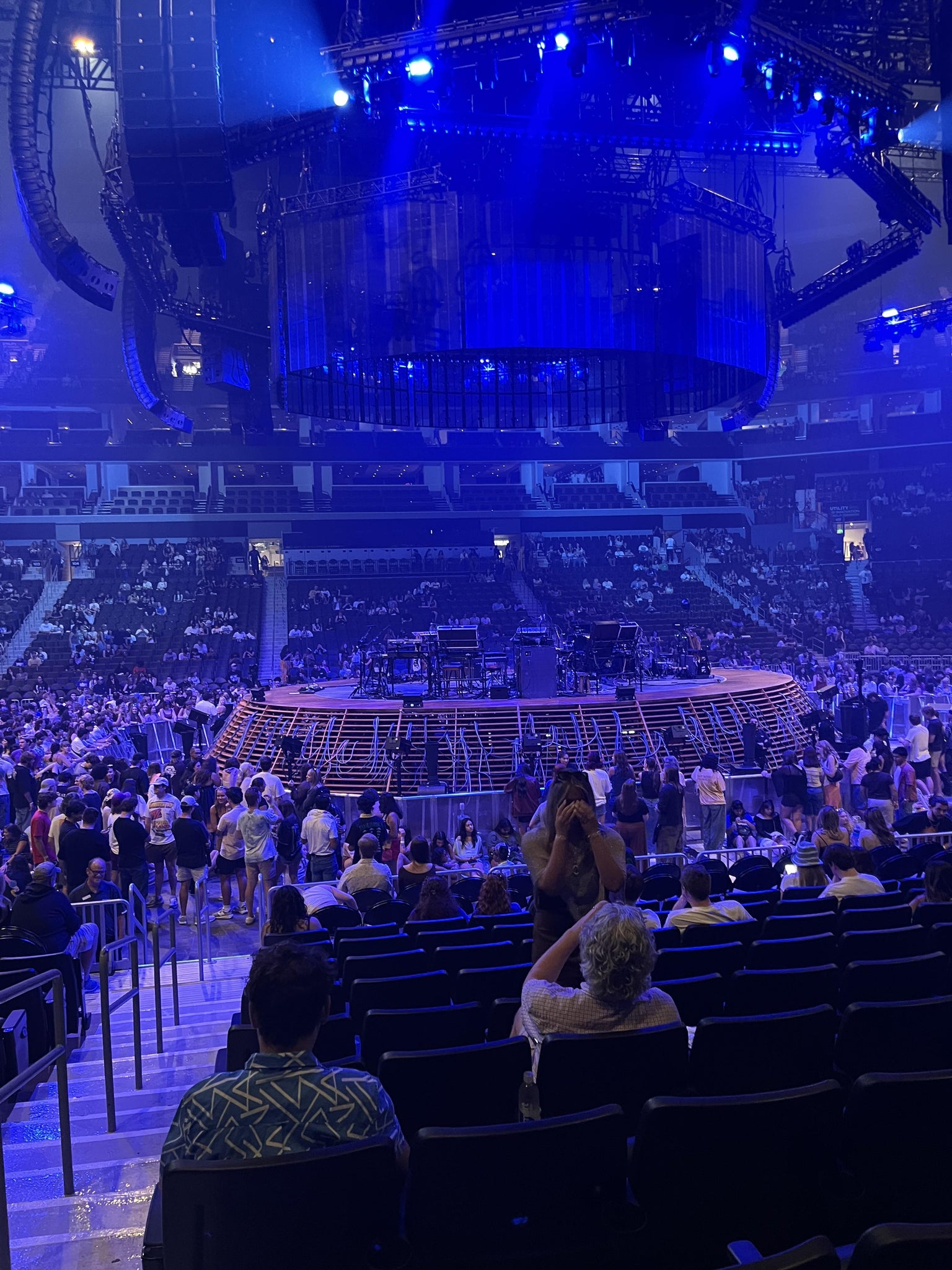 Real Fan View taken from Section 114 at Spectrum Center - Charlotte by Stephanie B