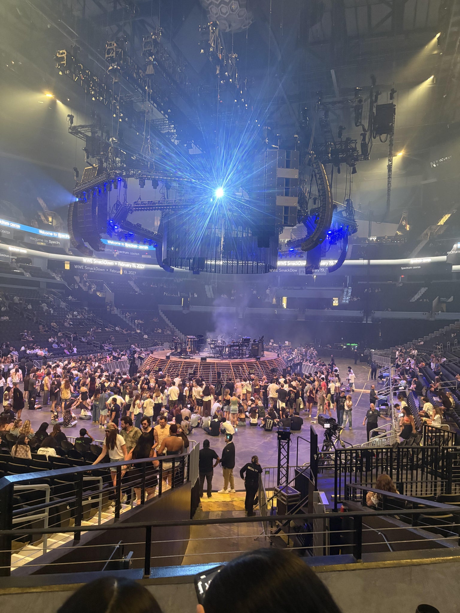 Real Fan View taken from Section 117 at Spectrum Center - Charlotte by Shandi W
