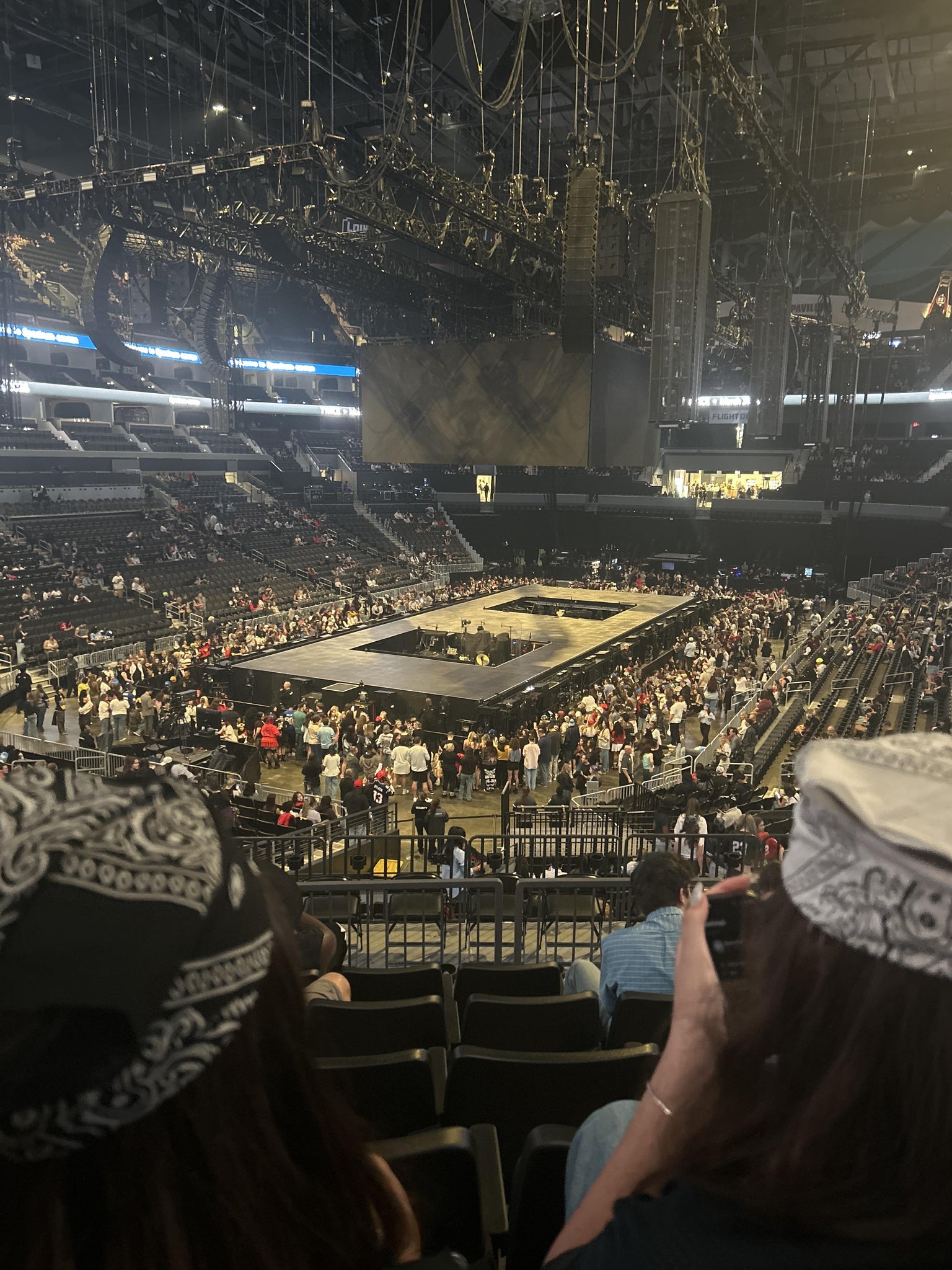 Real Fan View taken from Section 117 at Spectrum Center - Charlotte by Victoria C