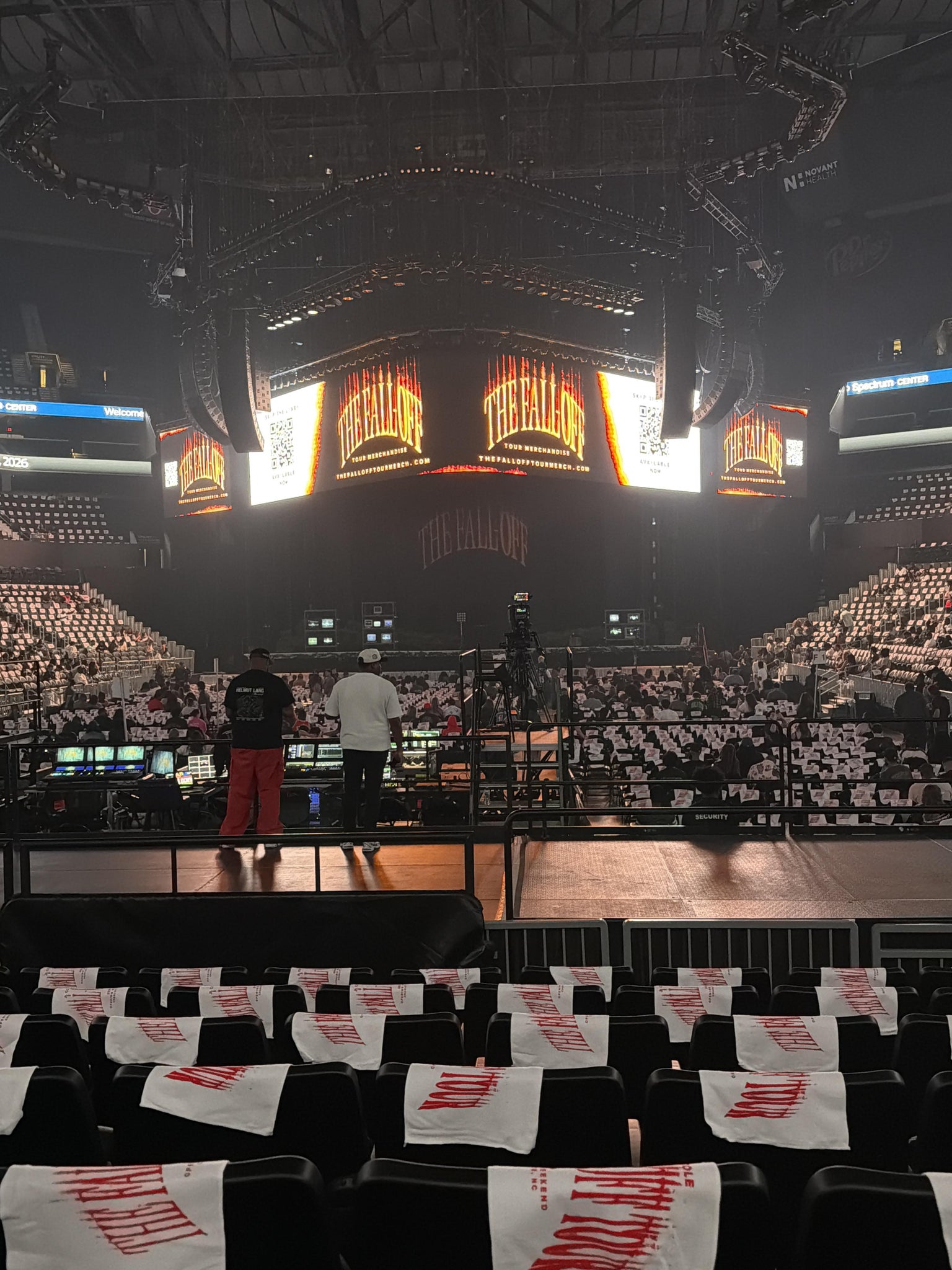 Real Fan View taken from Section 118 at Spectrum Center - Charlotte by Tracey M