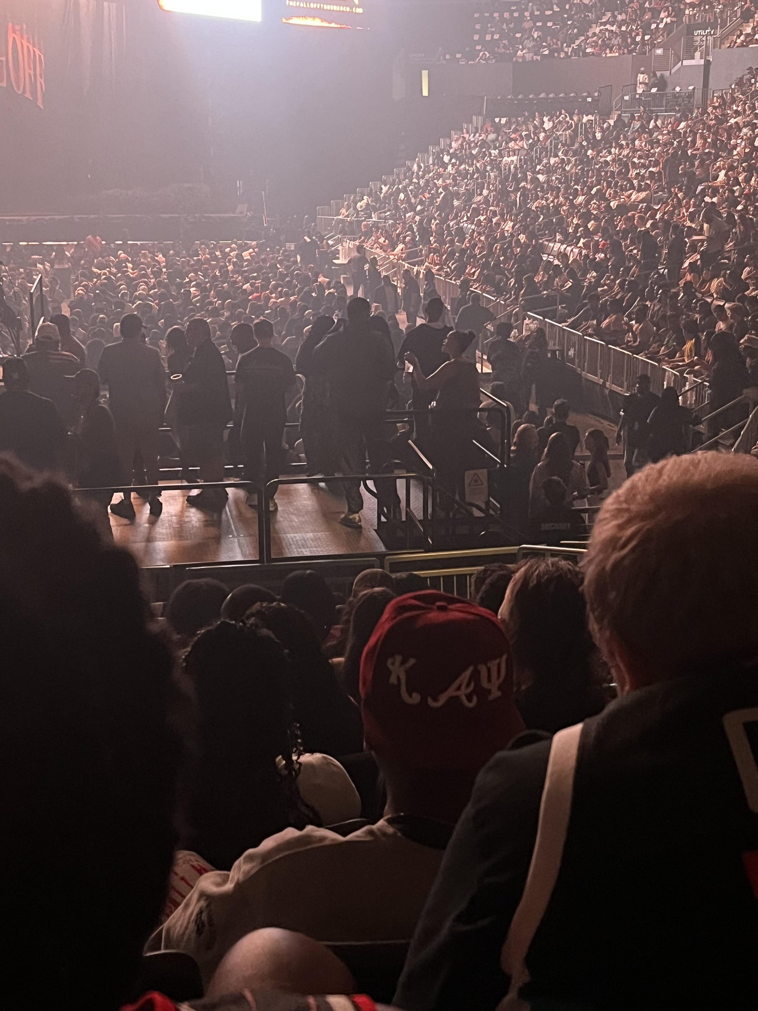 Real Fan View taken from Section 118 at Spectrum Center - Charlotte by Tia L