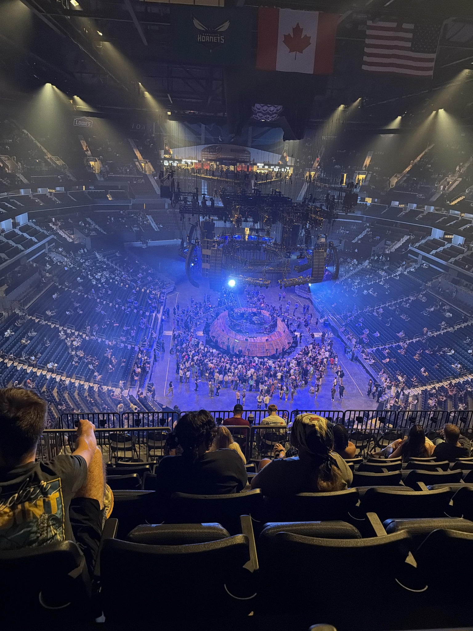 Real Fan View taken from Section 201 at Spectrum Center - Charlotte by Caleb O