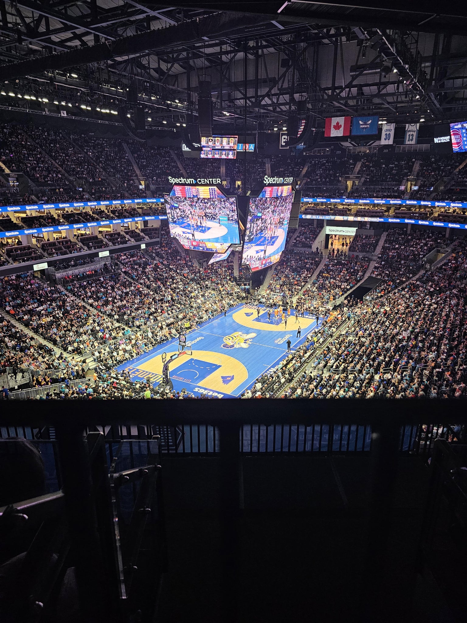 Real Fan View taken from Section 214 at Spectrum Center - Charlotte by Jasmin R