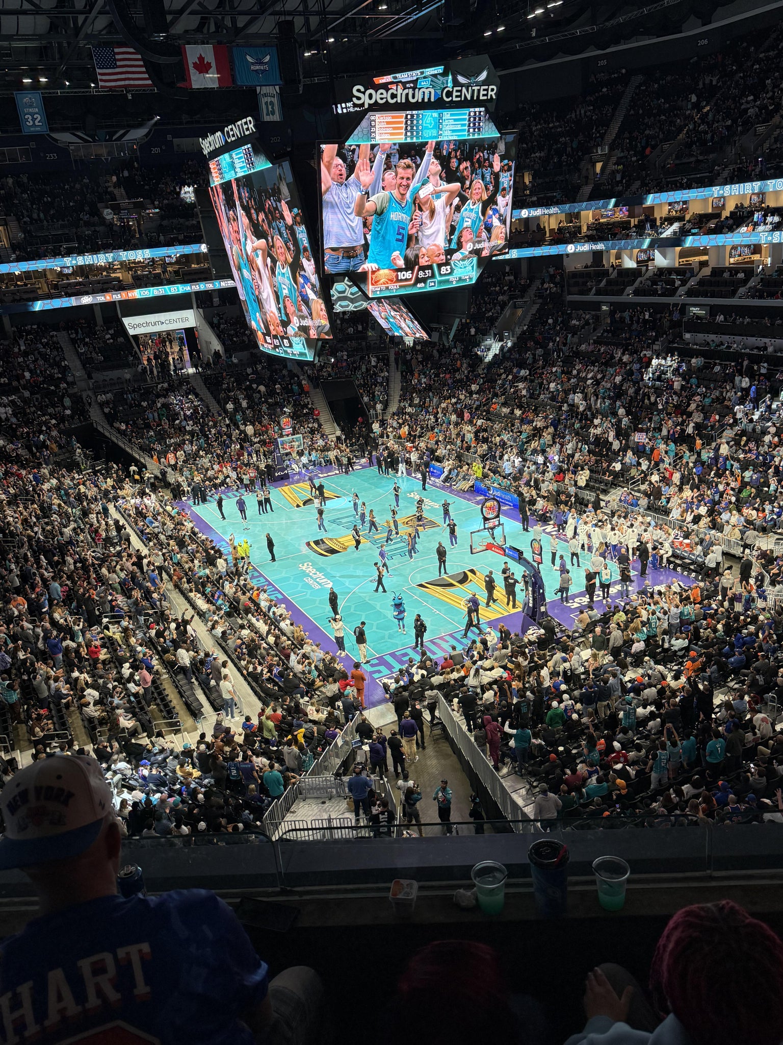Real Fan View taken from Section 220 at Spectrum Center - Charlotte by Kiylah S