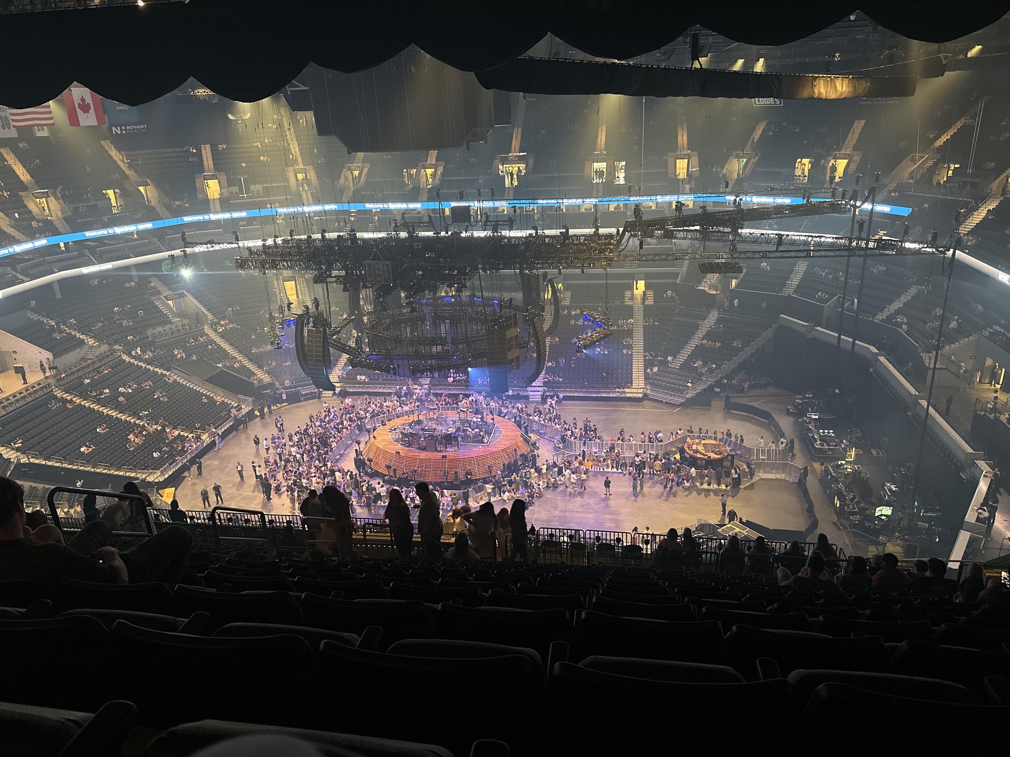 Real Fan View taken from Section 224 at Spectrum Center - Charlotte by Anira B
