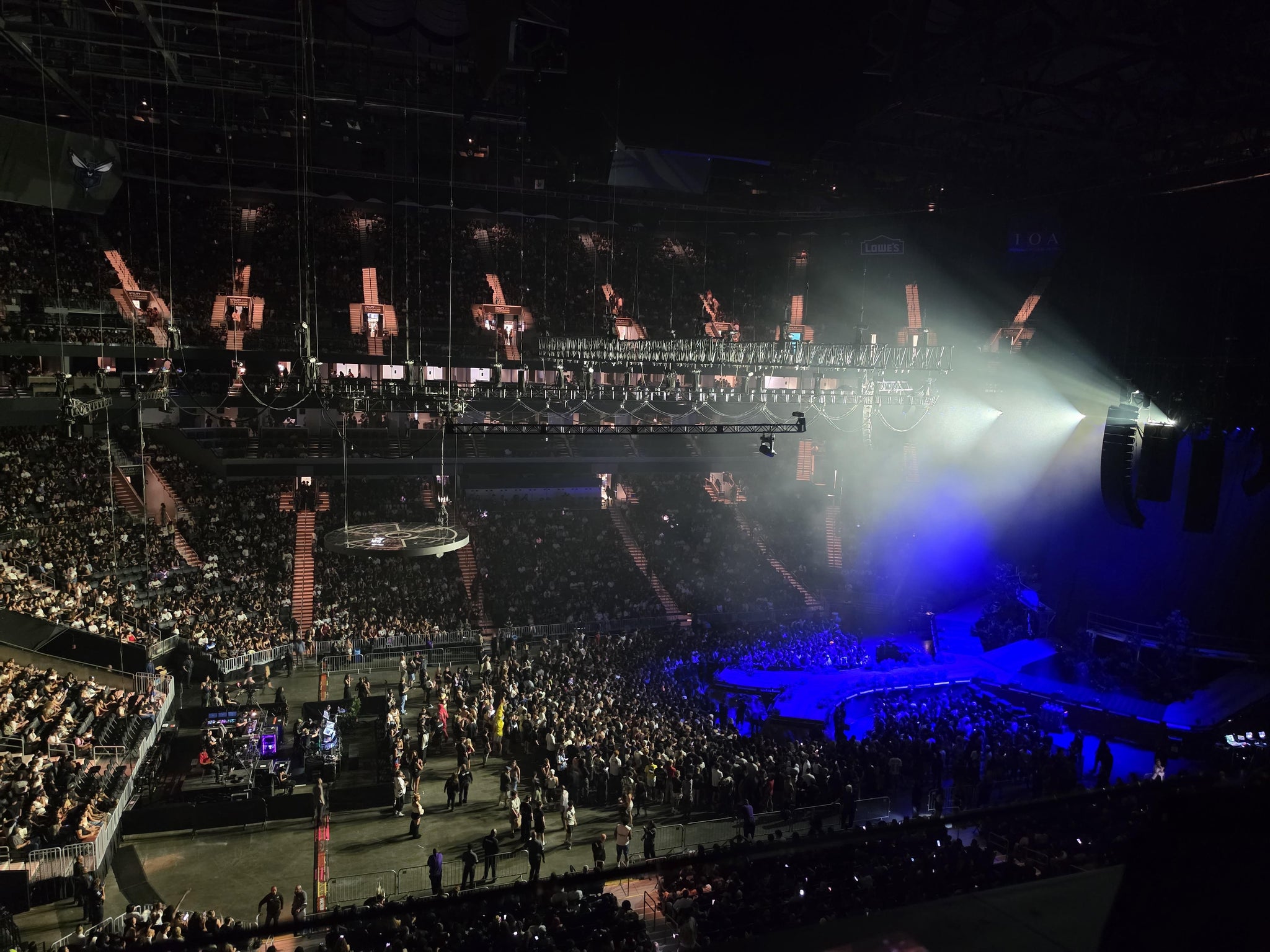 Real Fan View taken from Section 227 at Spectrum Center - Charlotte by Olivia R