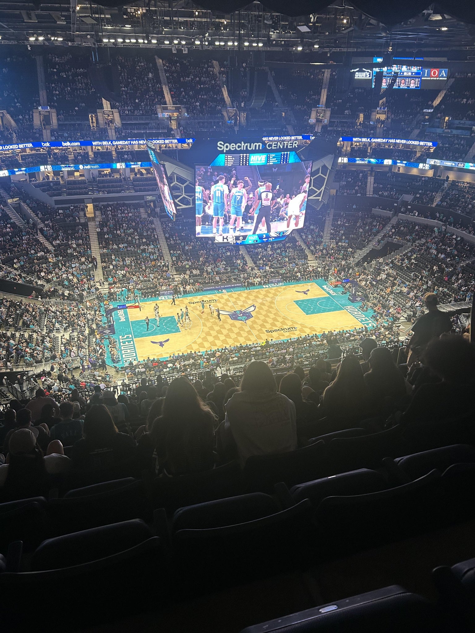 Real Fan View taken from Section 227 at Spectrum Center - Charlotte by Serge G