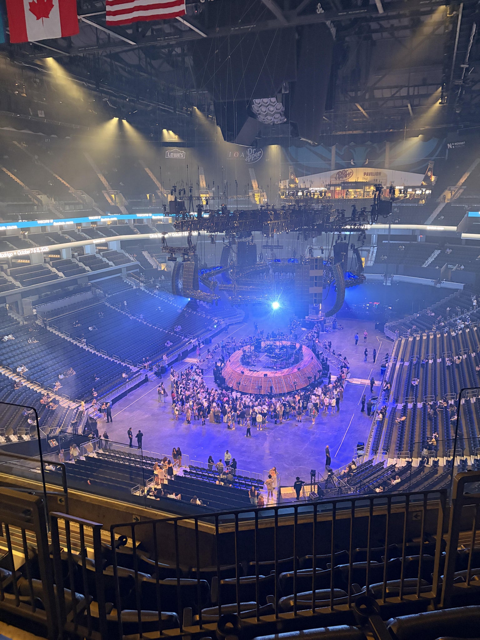 Real Fan View taken from Section 232 at Spectrum Center - Charlotte by Boston M