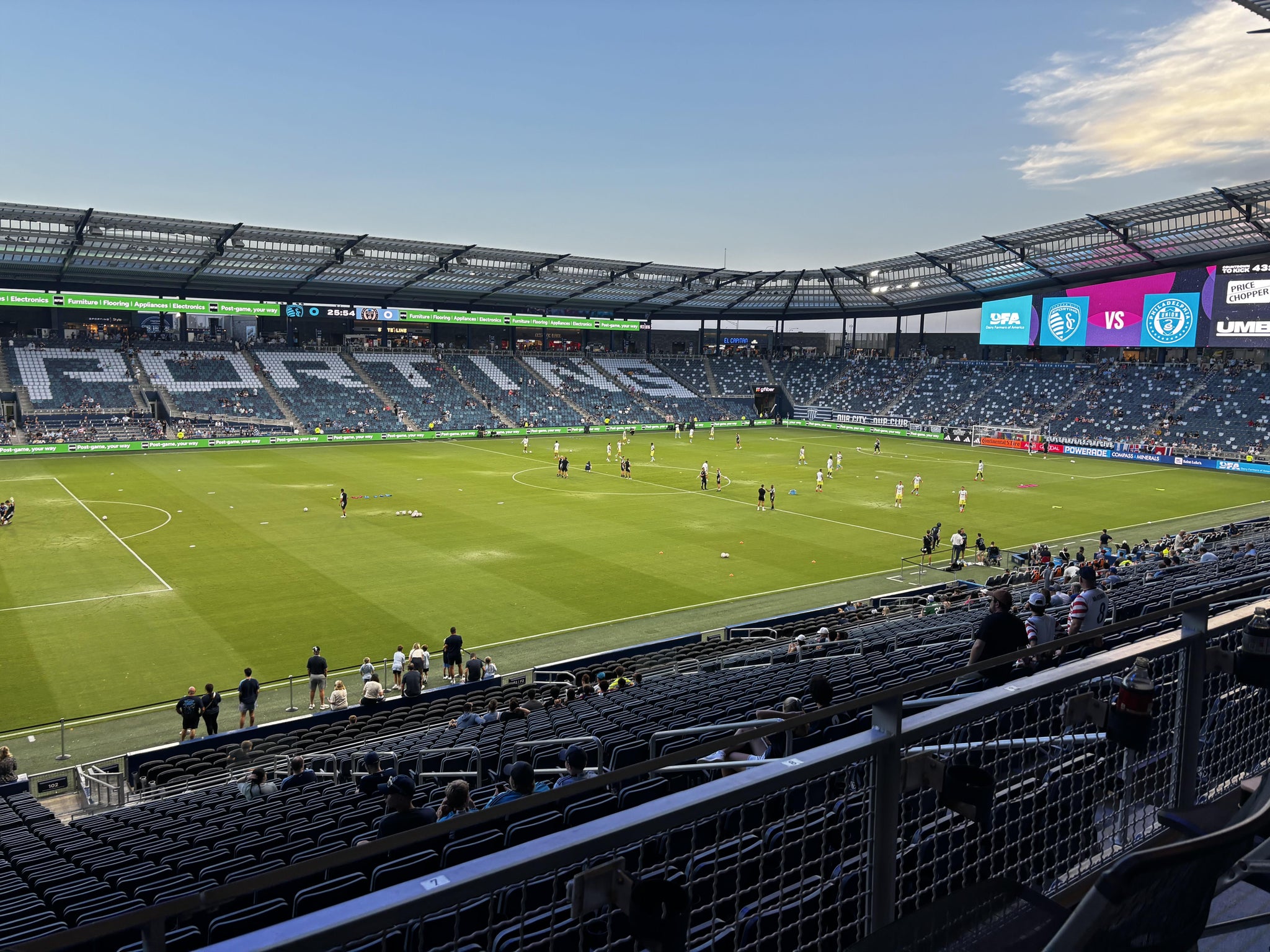 Real Fan View taken from Section 101 at Sporting Park by Jay S