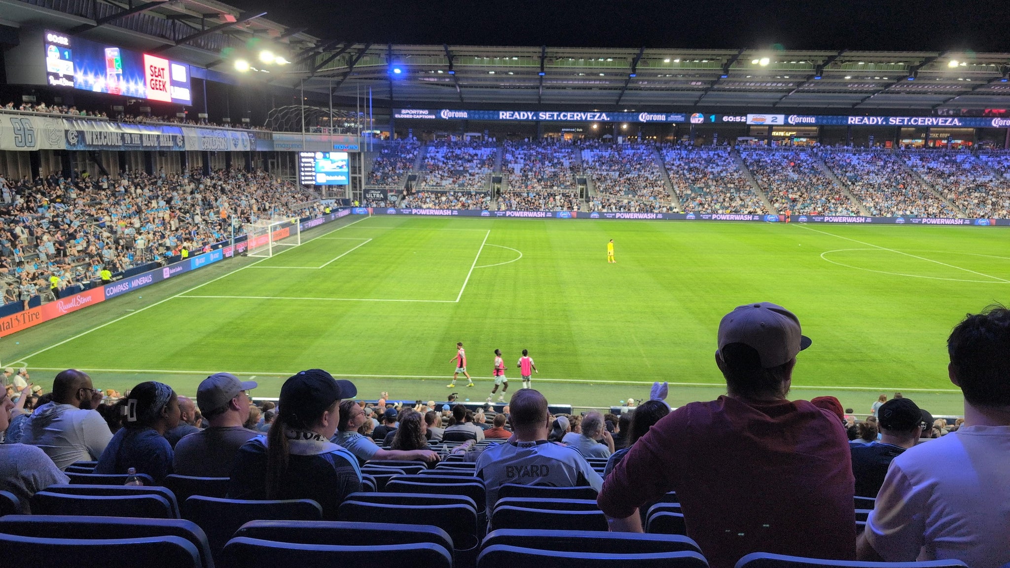 Vue réelle des fans prise de la Section 103 au site Sporting Park par Sarah M
