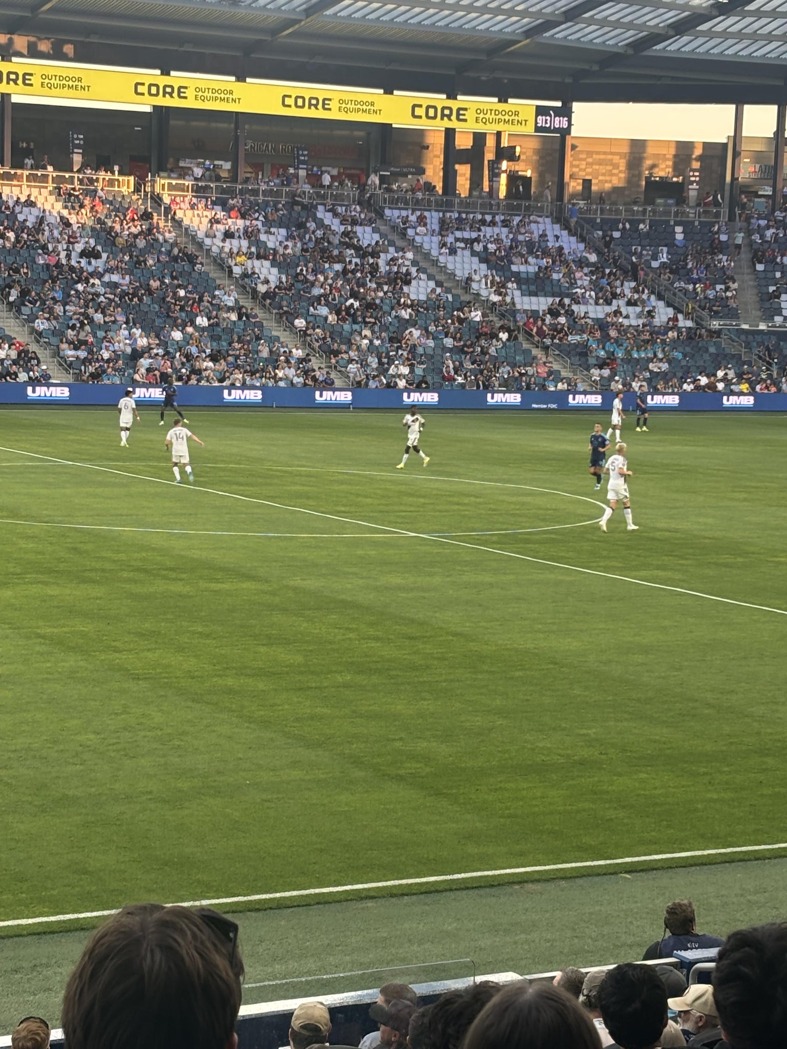 Vue réelle des fans prise de la Section 104 au site Sporting Park par Jason B