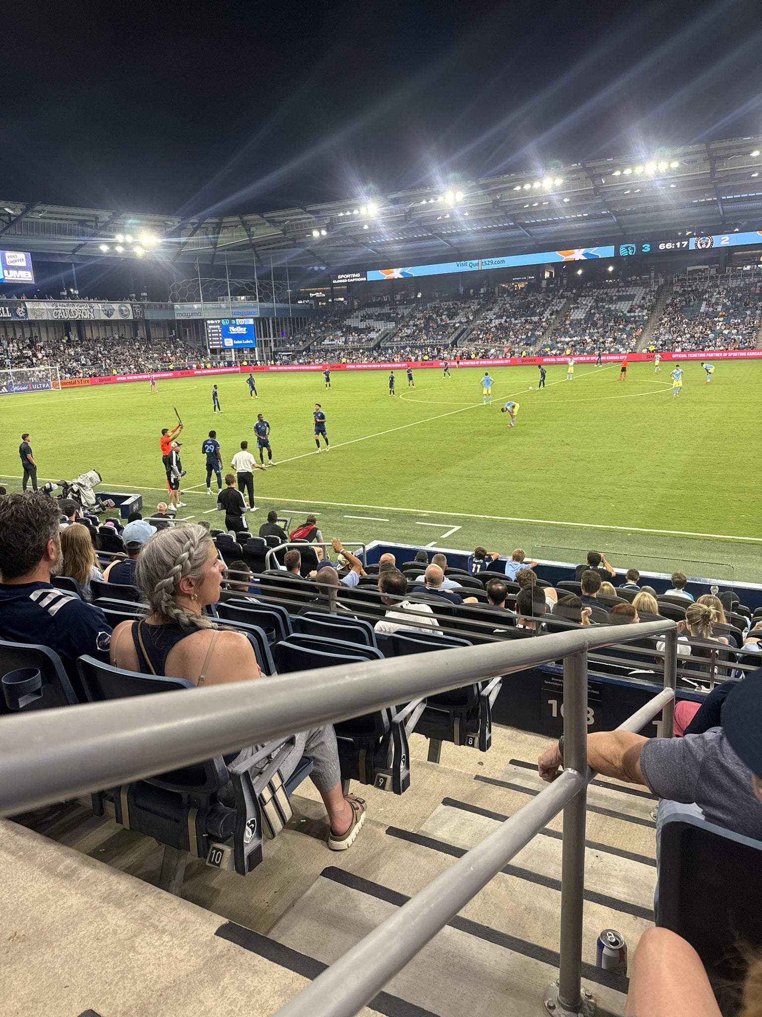 Real Fan View taken from Section 109 at Sporting Park by Librado O