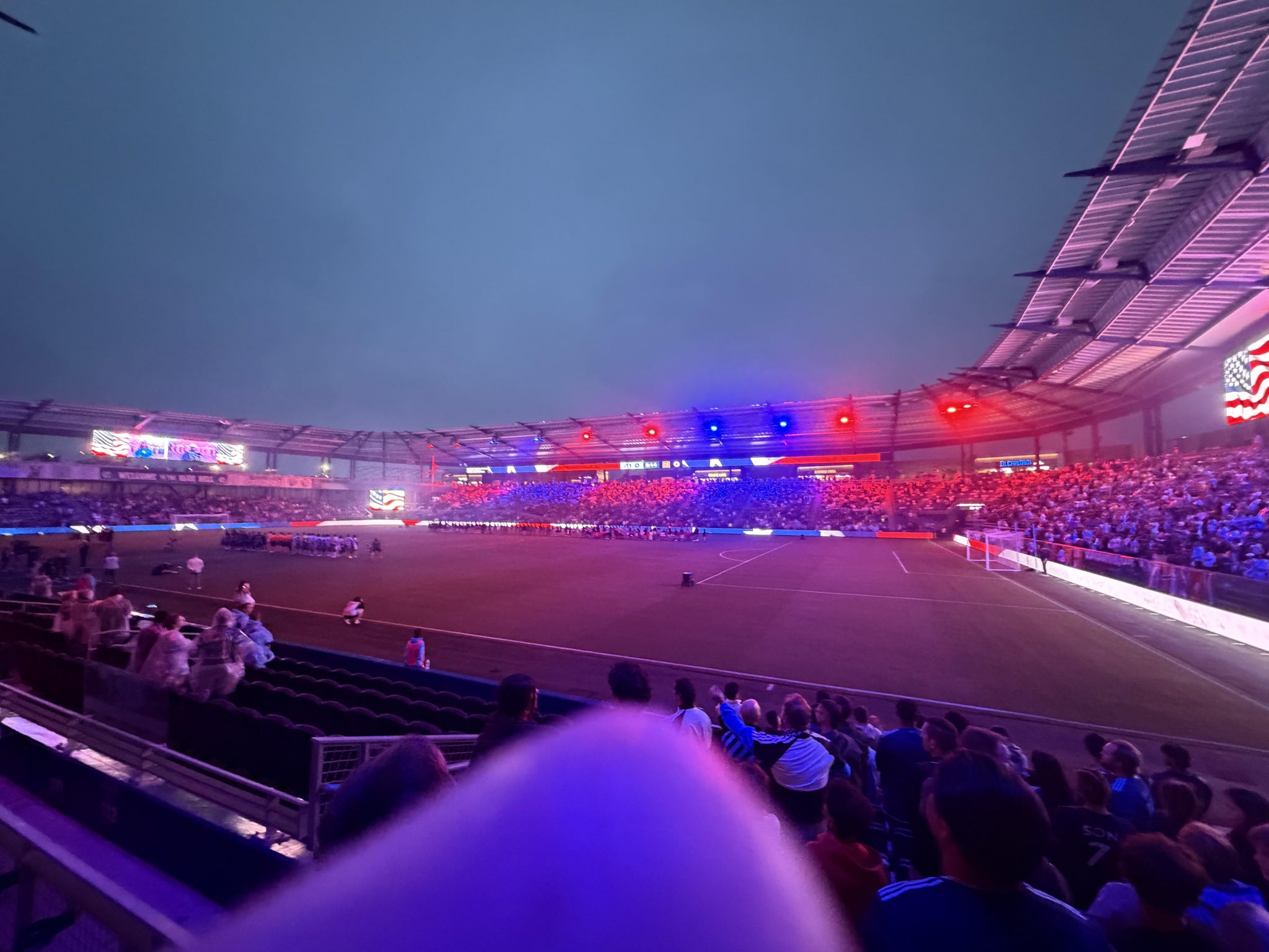 Real Fan View taken from Section 112 at Sporting Park by Joe R