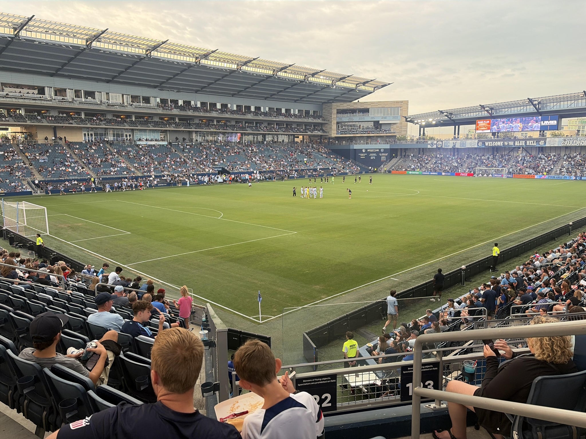 Real Fan View taken from Section 122 at Sporting Park by Sheryl S