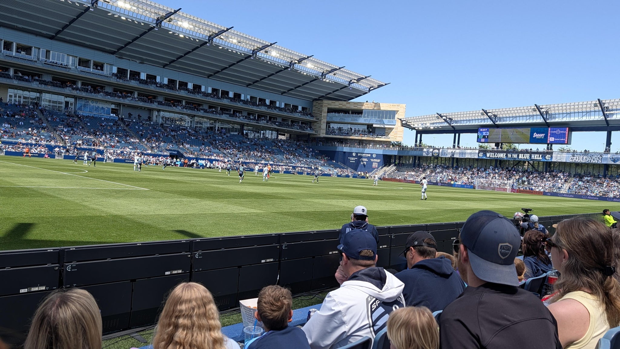Vue réelle des fans prise de la Section 126 au site Sporting Park par Andrea B