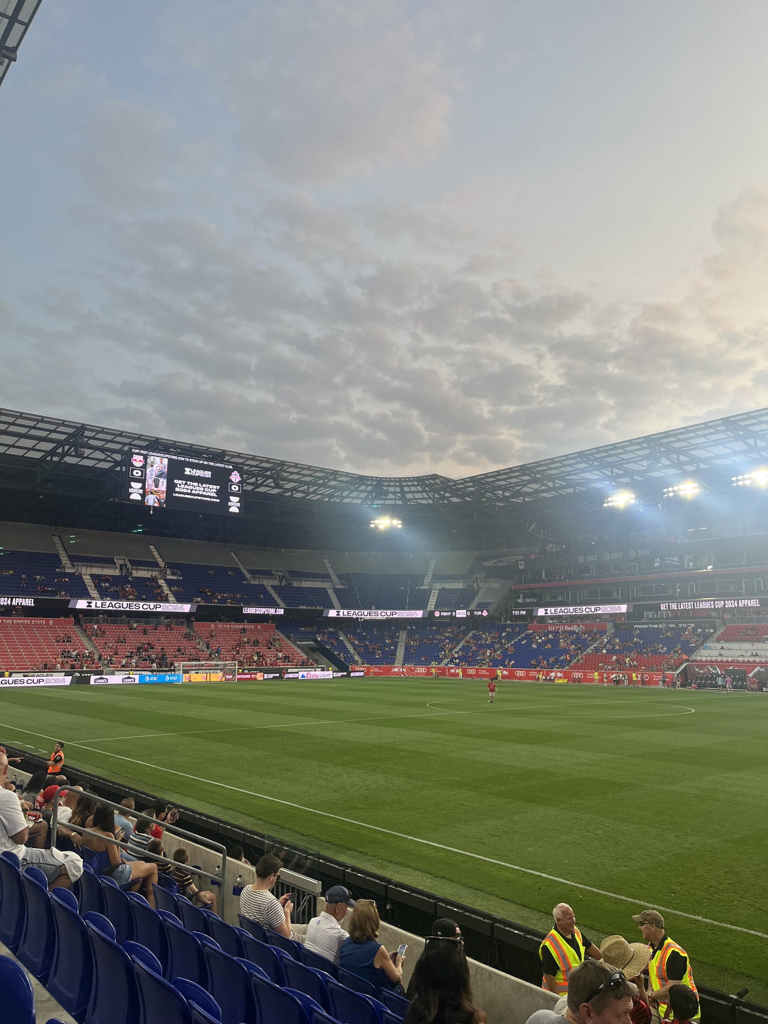 Real Fan View taken from Section 124 at Sports Illustrated Stadium by Vedant P