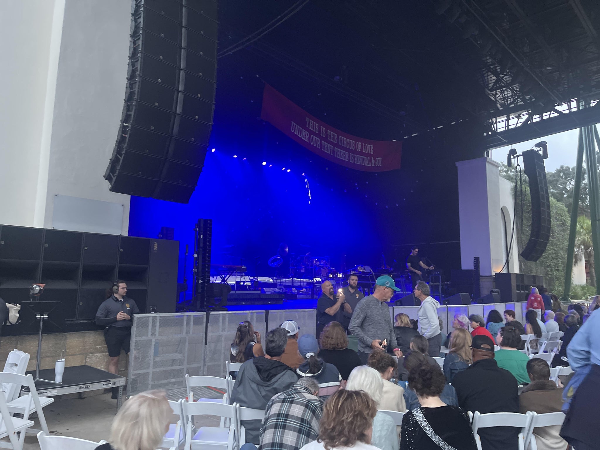 Real Fan View taken from Orchestra PIT 3 at St. Augustine Amphitheatre by Joseph H