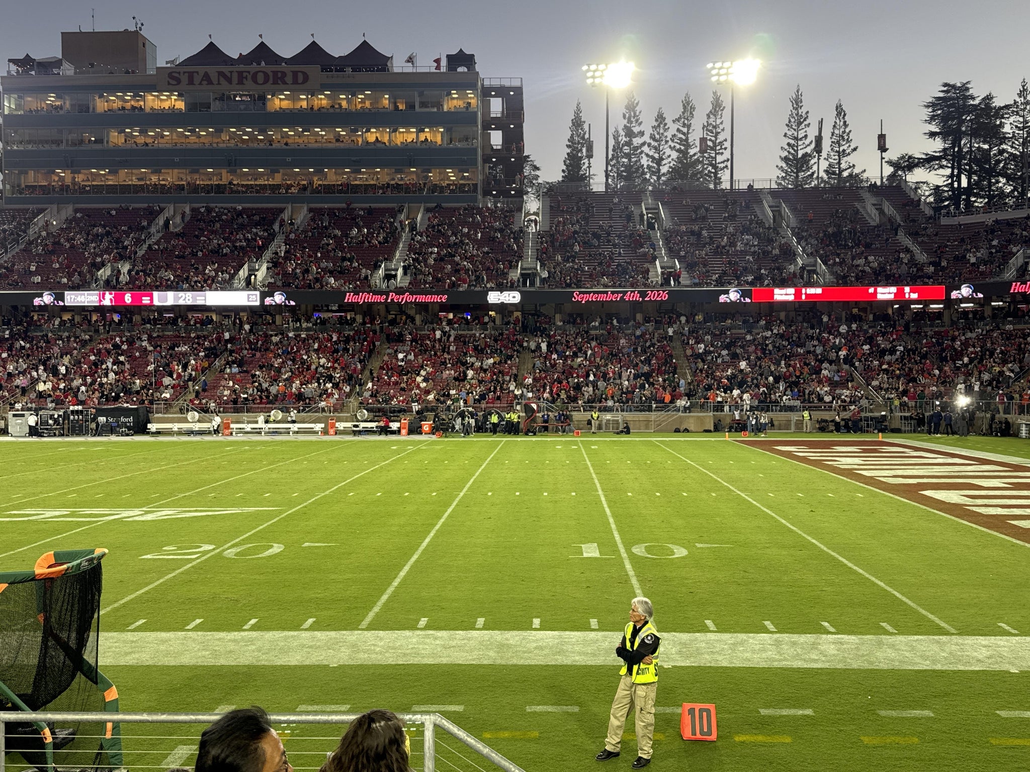 Real Fan View taken from Section 130 at Stanford Stadium by Anonymous User