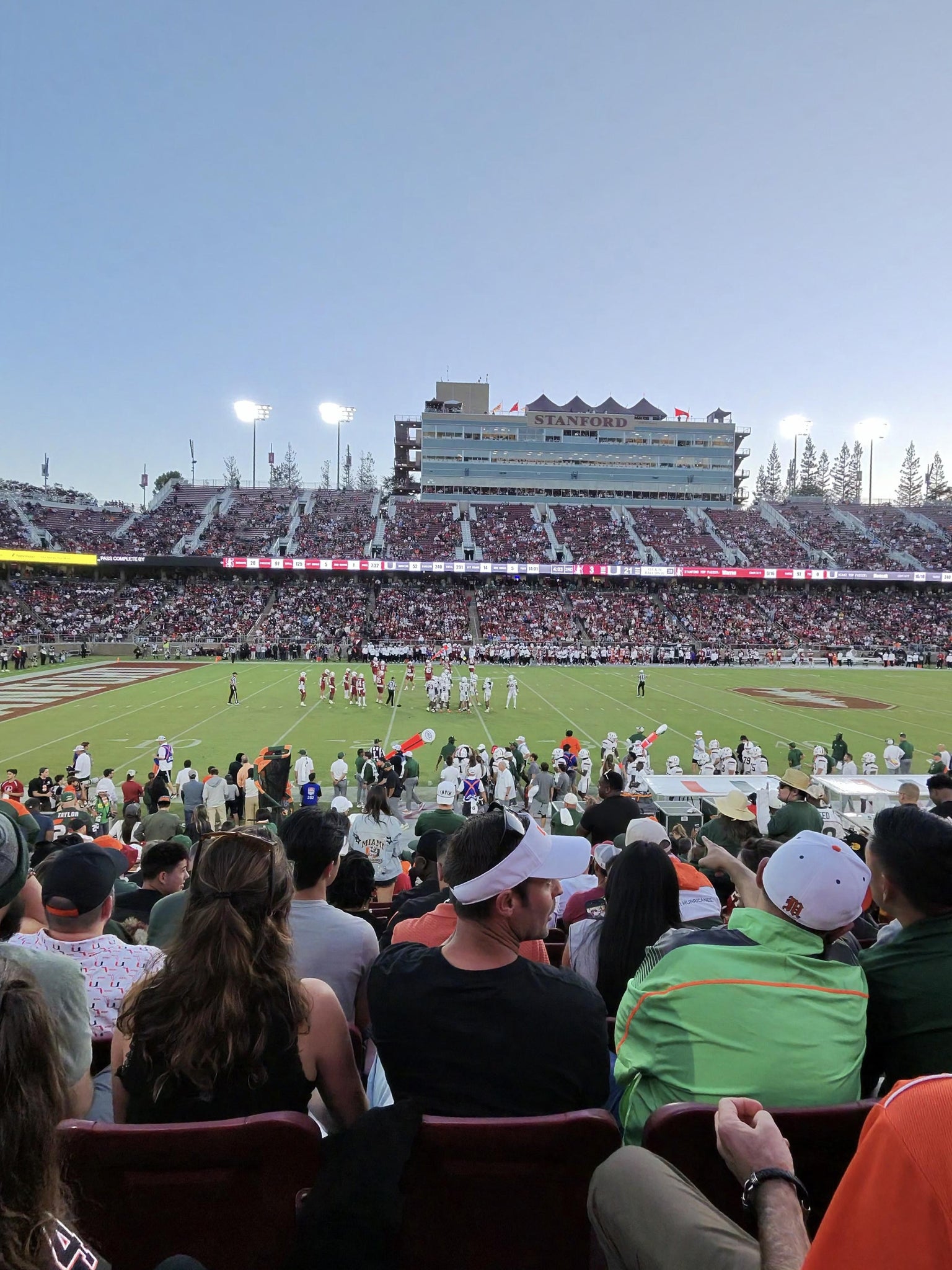 Real Fan View taken from Section 135 at Stanford Stadium by Tyrell S