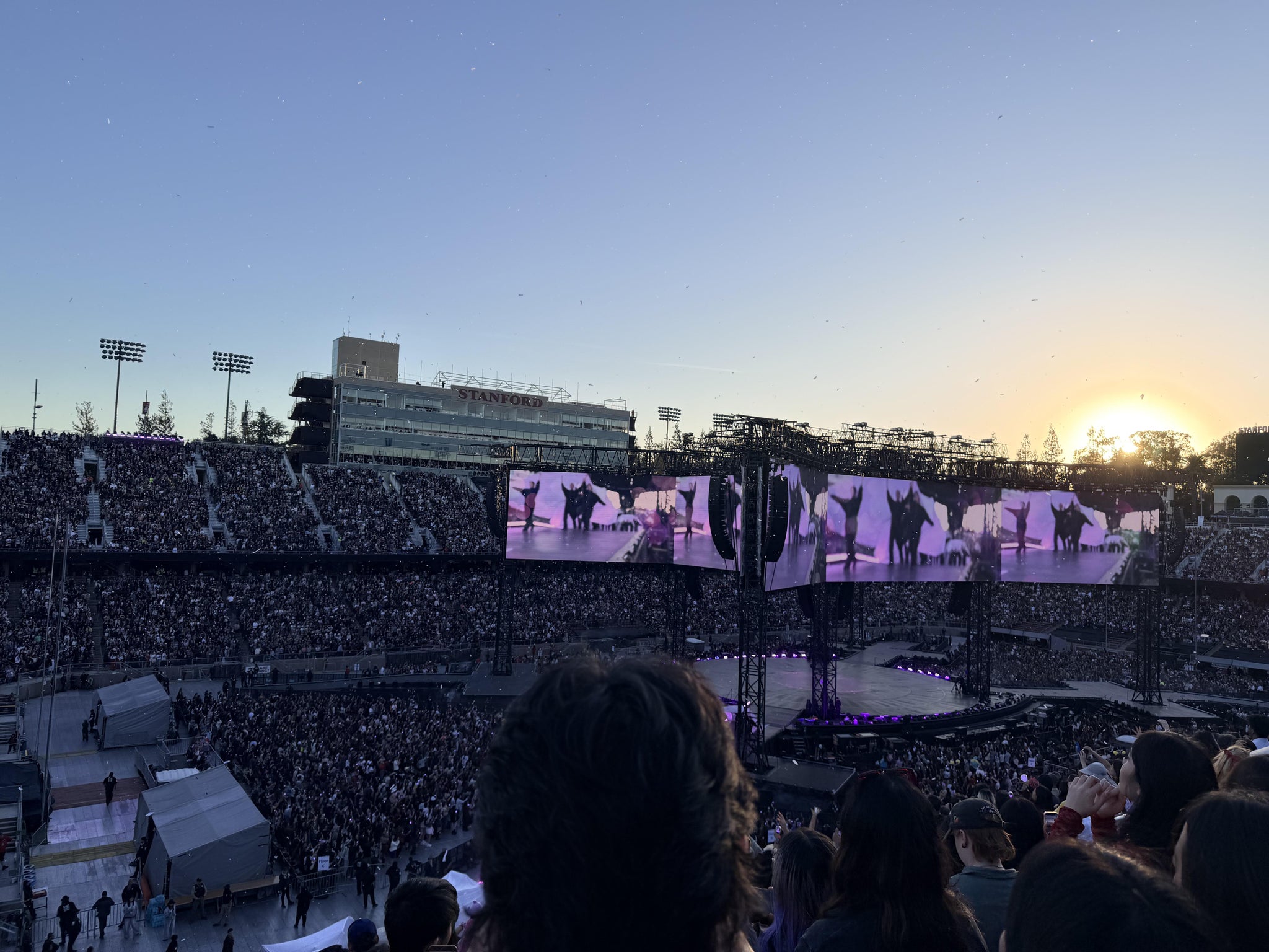 Vue réelle des fans prise de la Section 238 au site Stanford Stadium par Paddy V