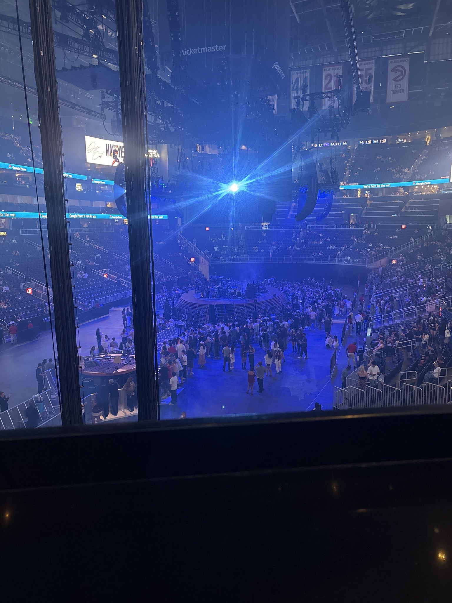Real Fan View taken from Section 101 at State Farm Arena by Jahleel L