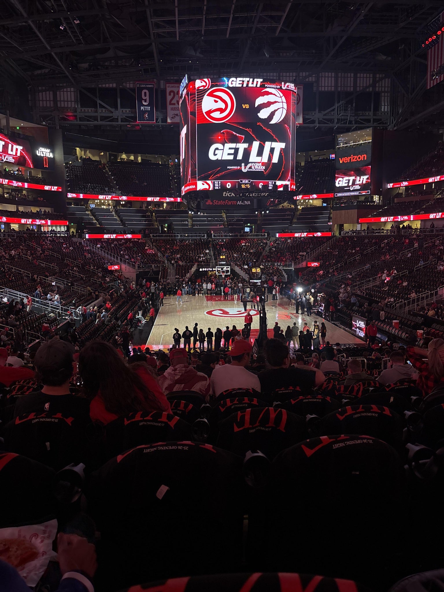 Real Fan View taken from Section 103 at State Farm Arena by Sanaa C