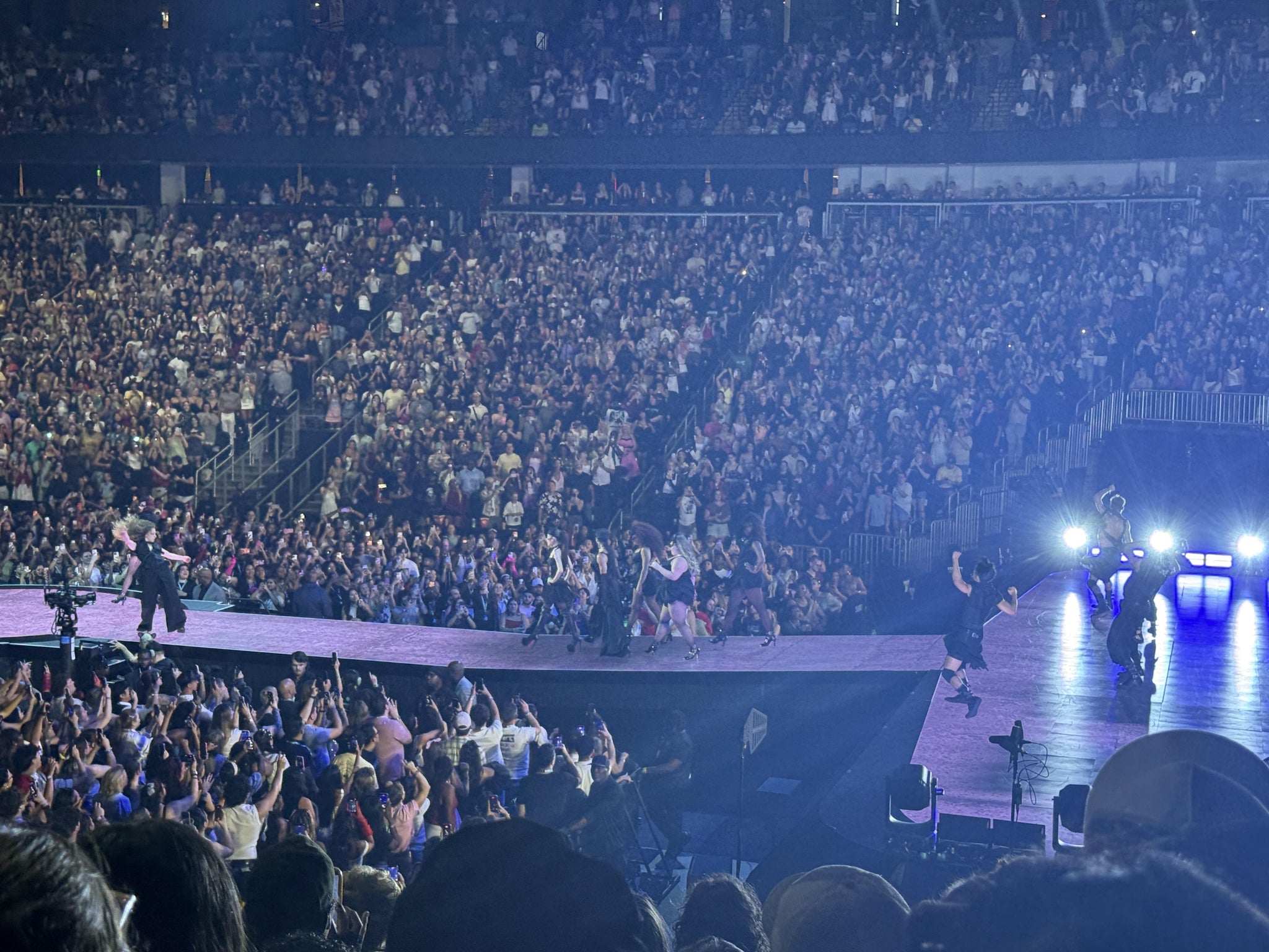 Real Fan View taken from Section 105 at State Farm Arena by Genesis B
