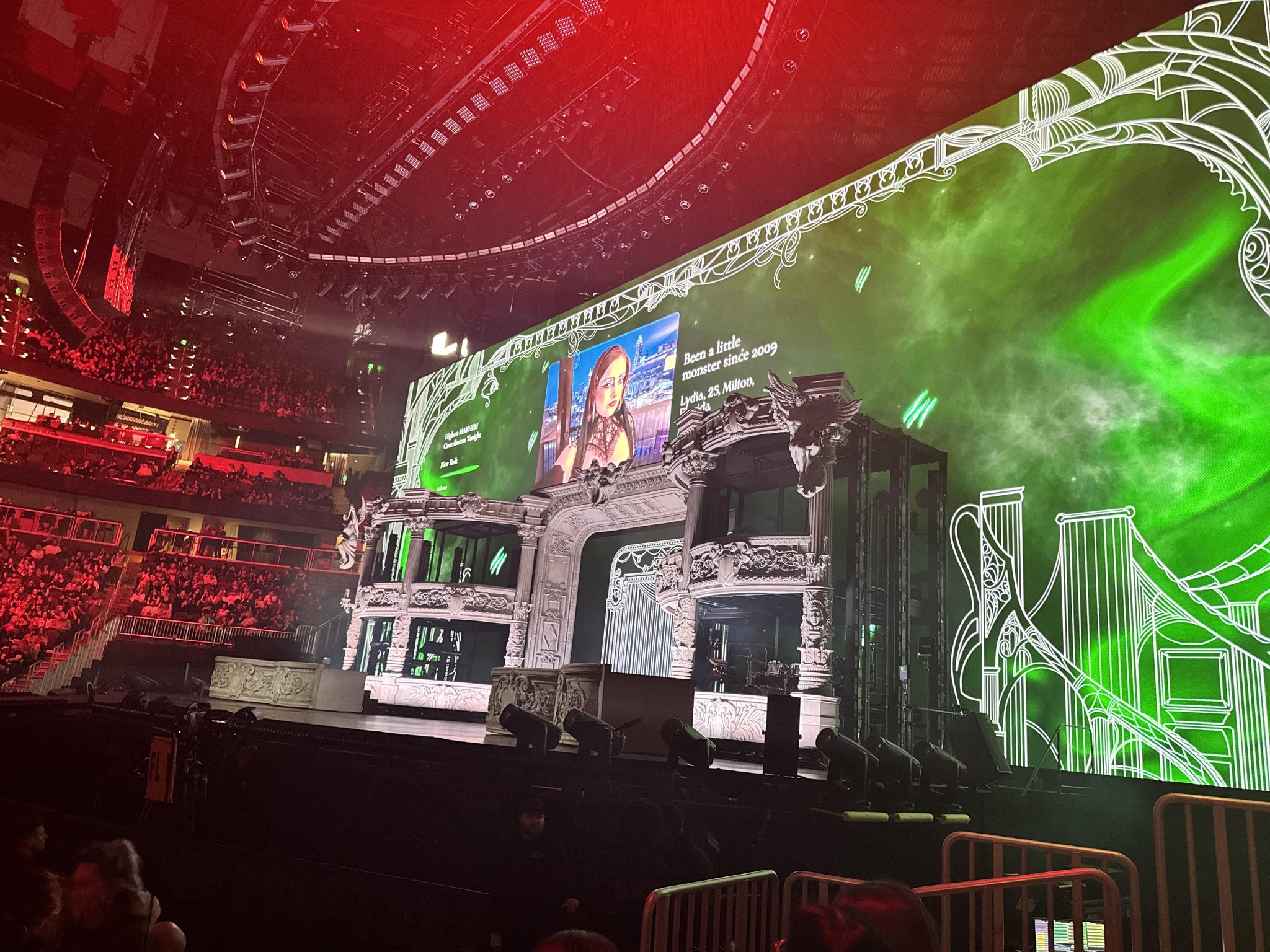 Real Fan View taken from Section 106 at State Farm Arena by Angel M
