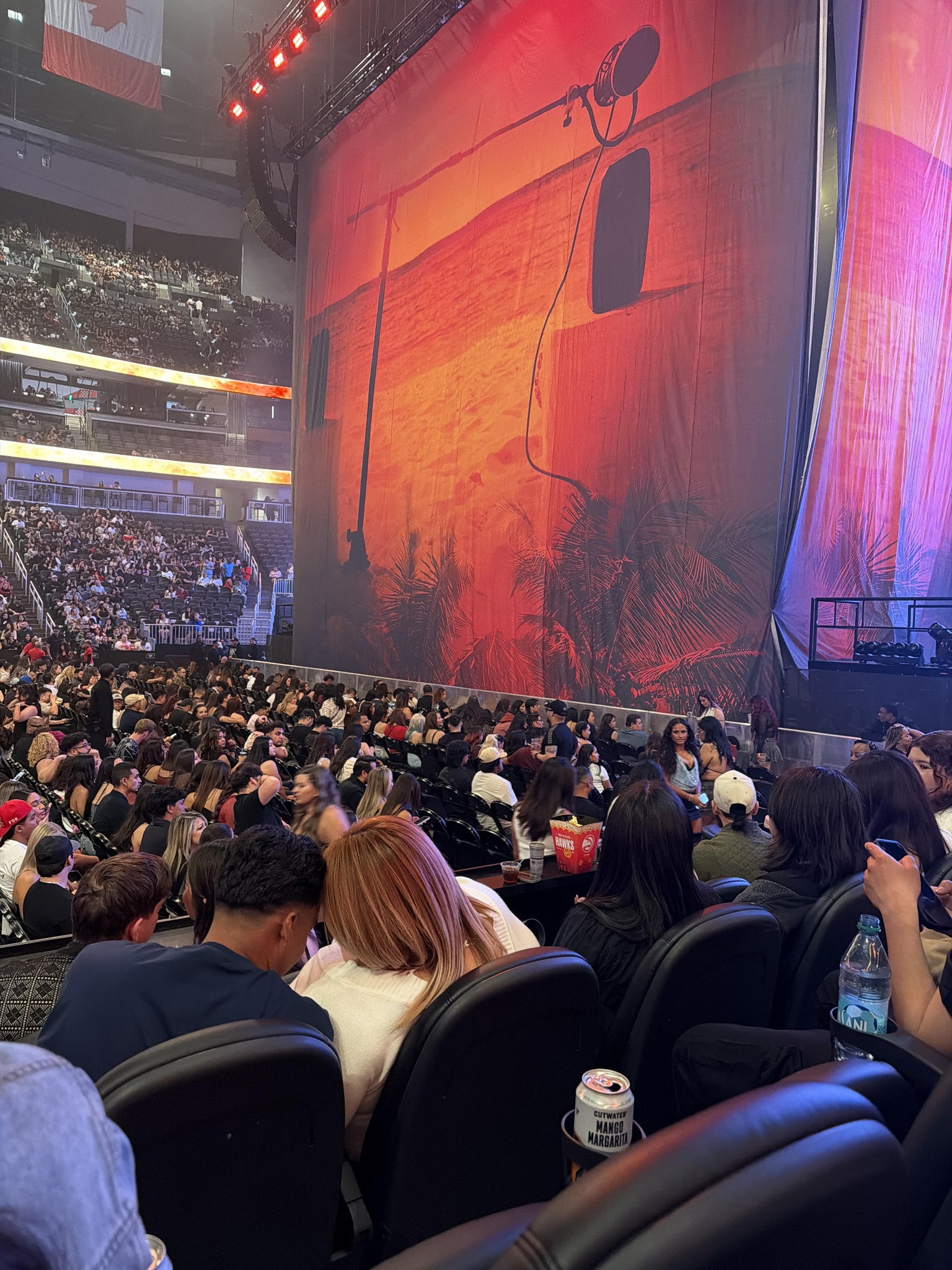 Real Fan View taken from Section 107 at State Farm Arena by Santiago  C