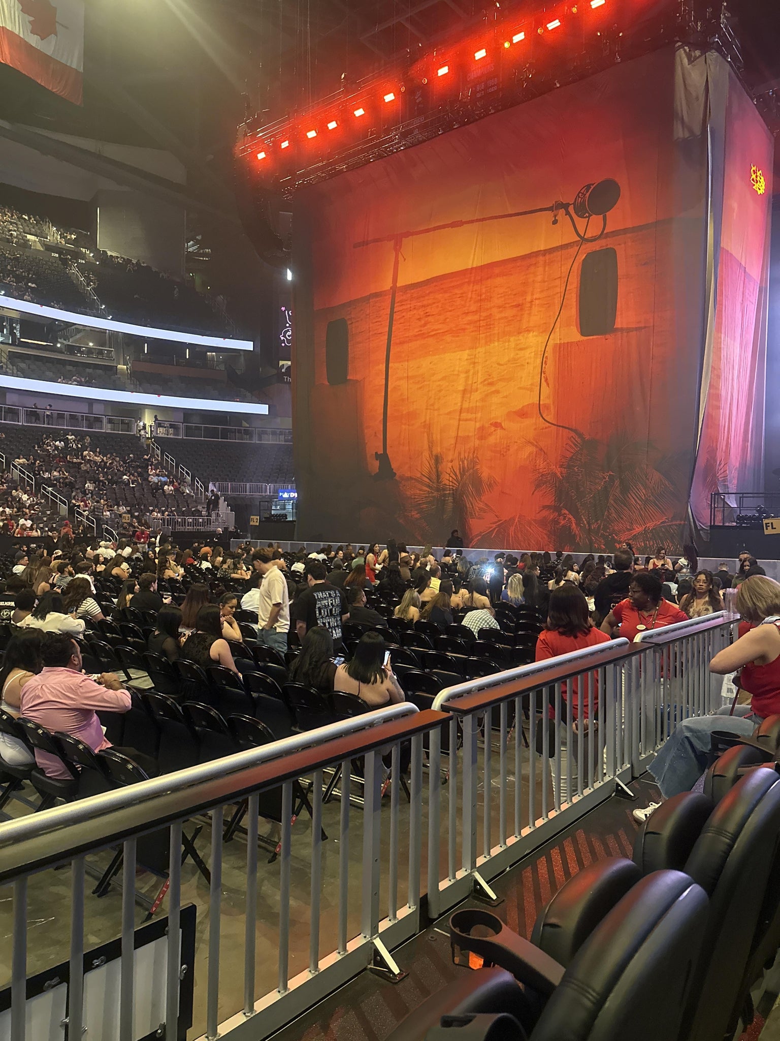 Real Fan View taken from Section 108 at State Farm Arena by Heidi V
