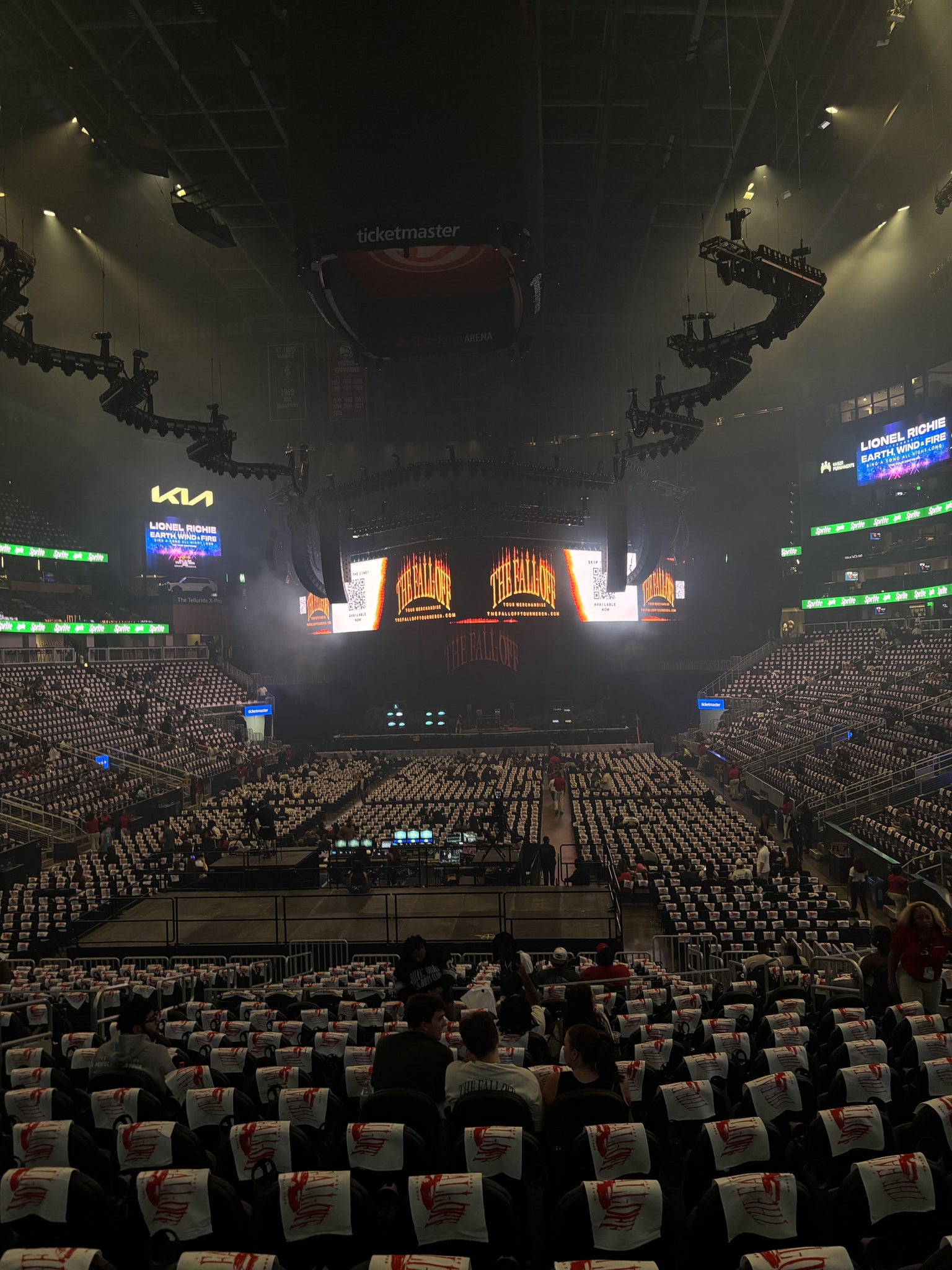Real Fan View taken from Section 113 at State Farm Arena by Brooke W