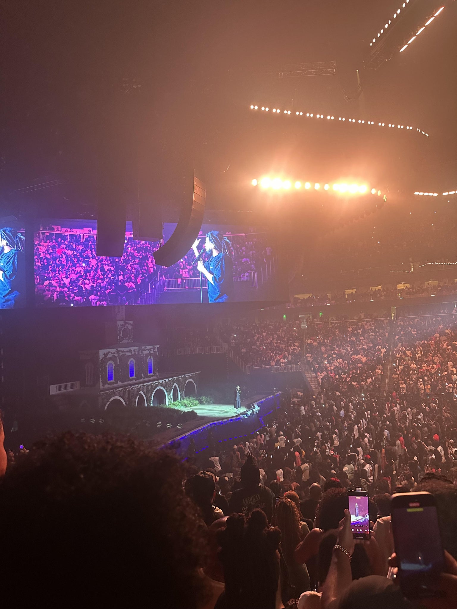 Real Fan View taken from Section 120 at State Farm Arena by Ariauna S
