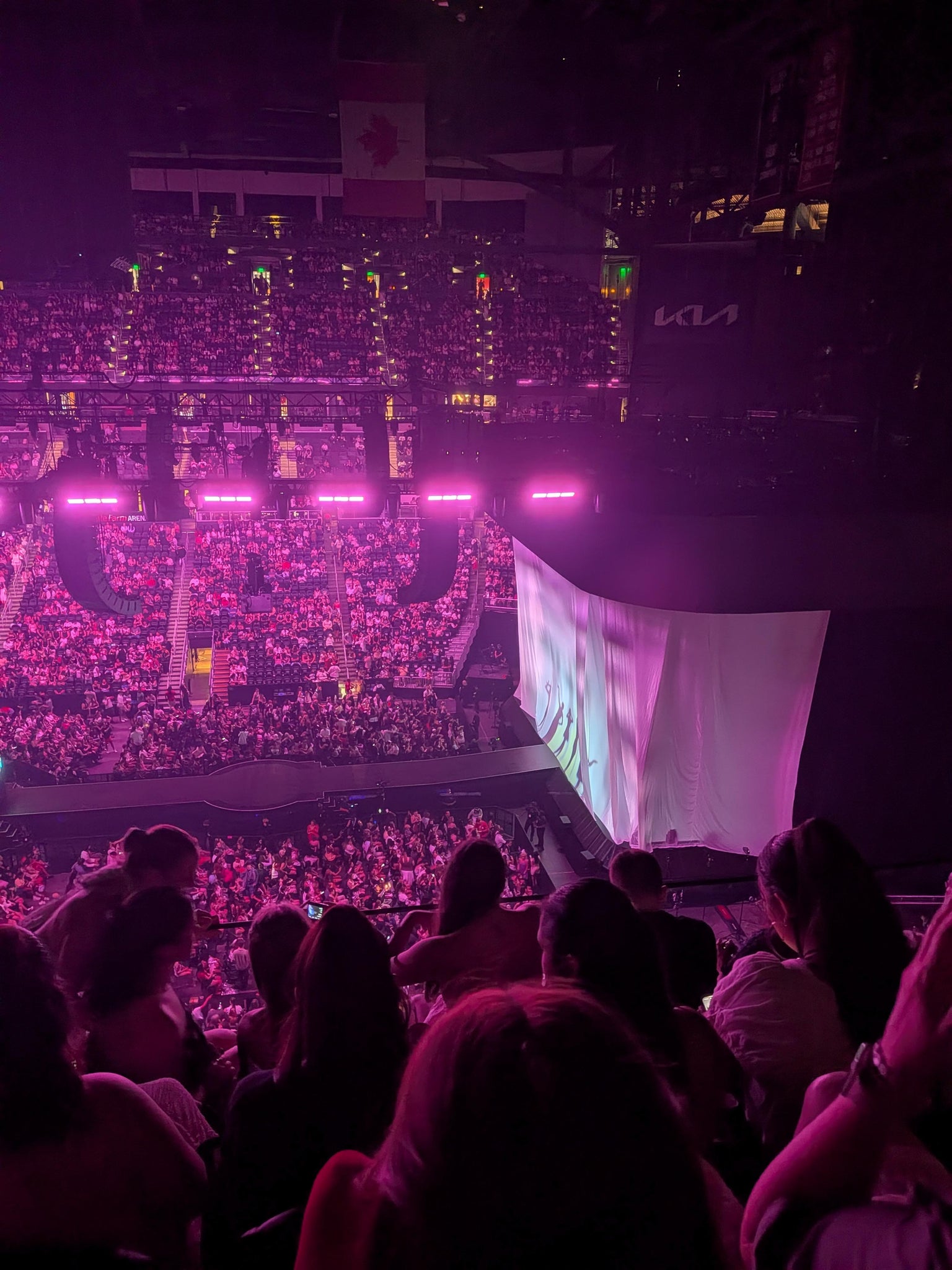 Real Fan View taken from Section 208 at State Farm Arena by Nolan L