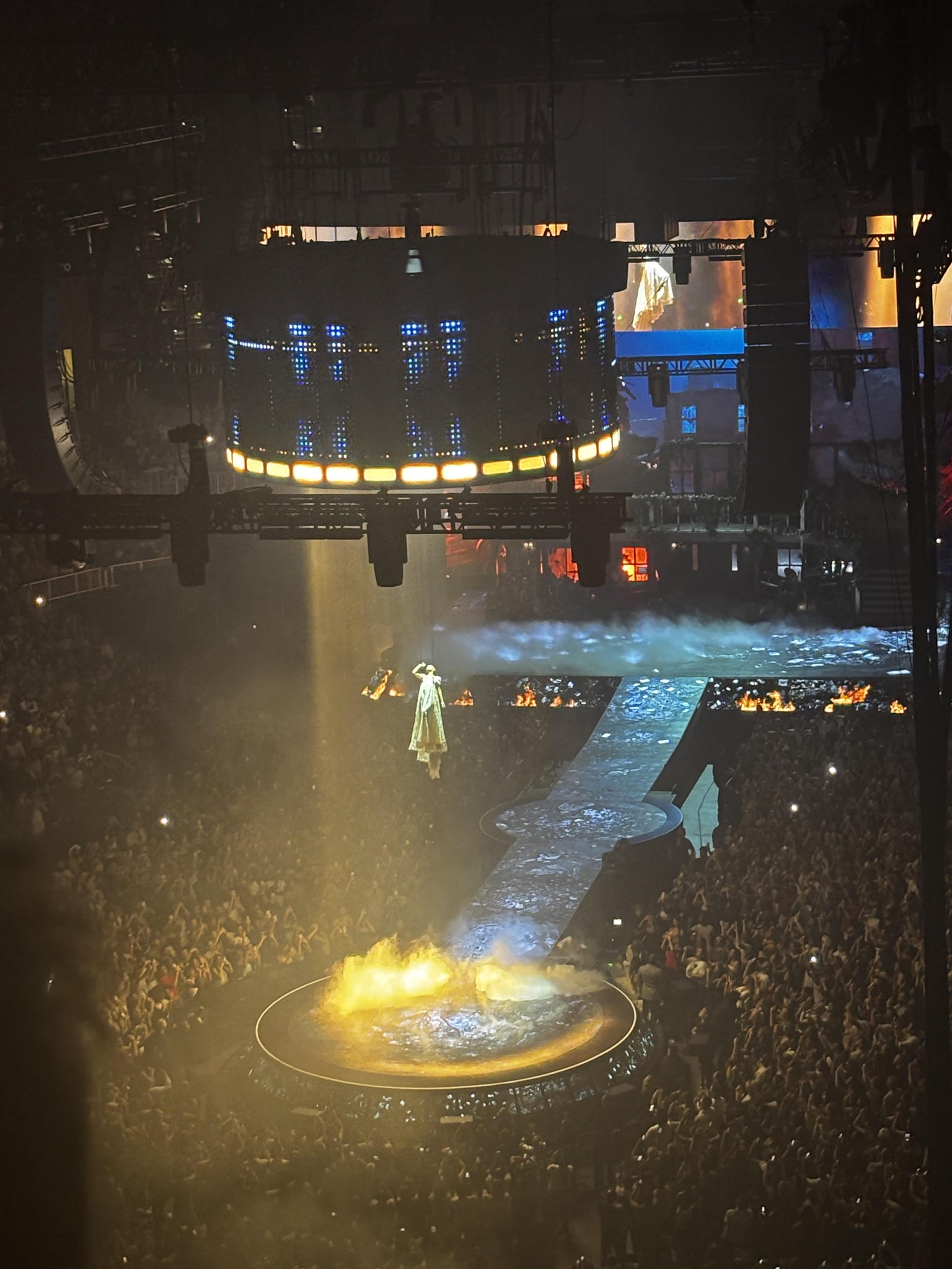 Real Fan View taken from Section 214 at State Farm Arena by Dayna W