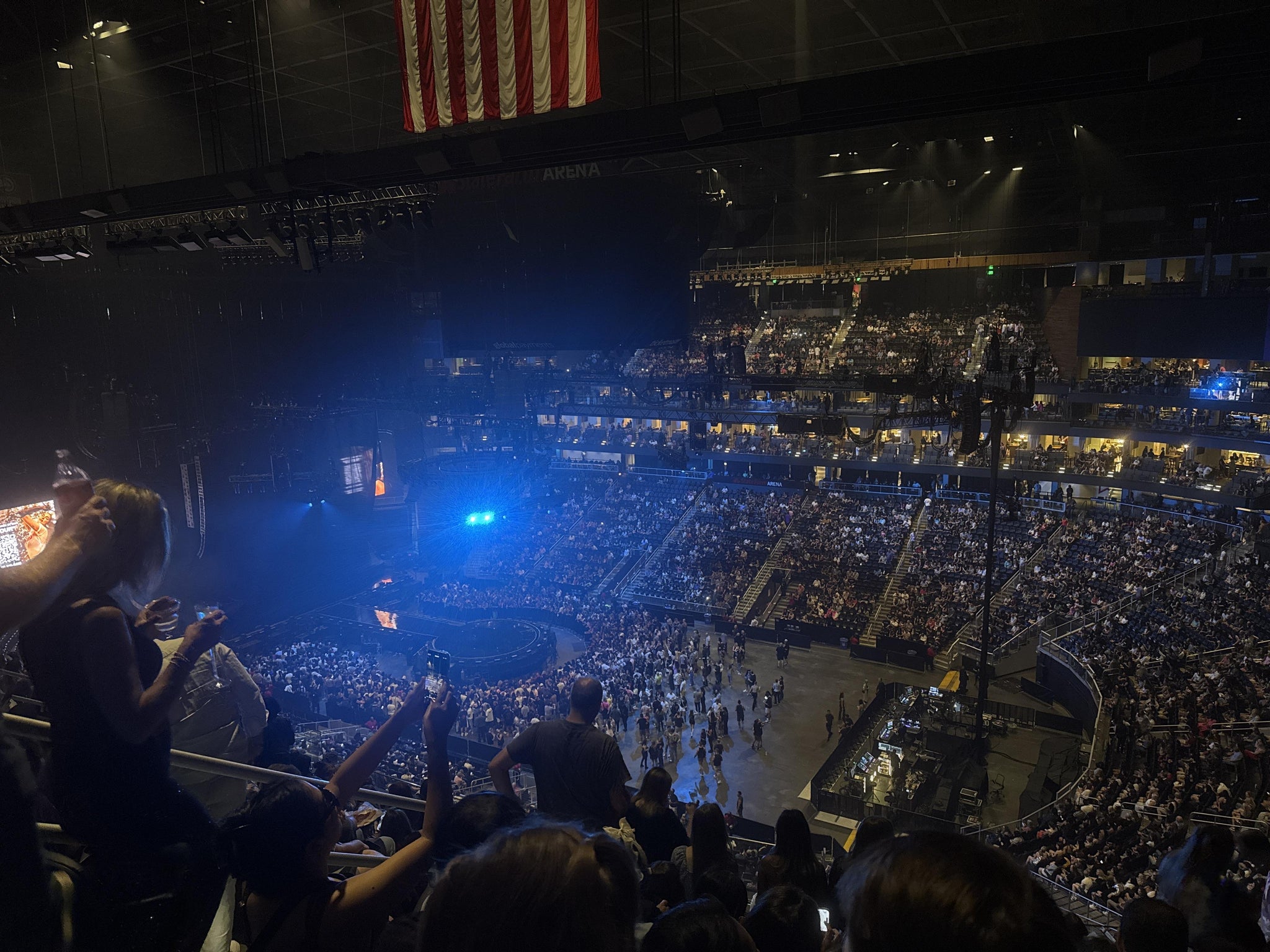 Real Fan View taken from Section 219 at State Farm Arena by Nam H
