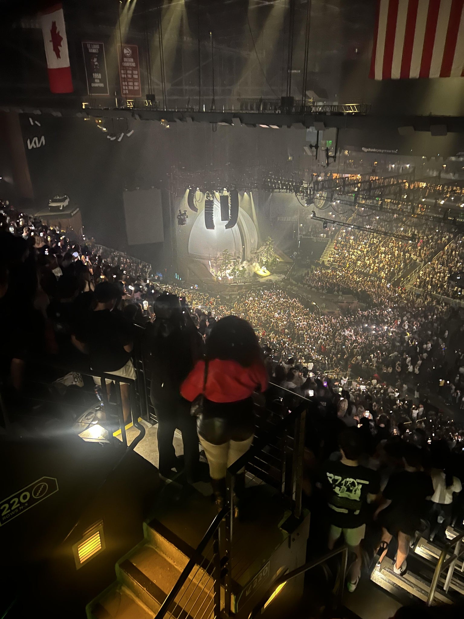 Real Fan View taken from Section 219 at State Farm Arena by Serenity W
