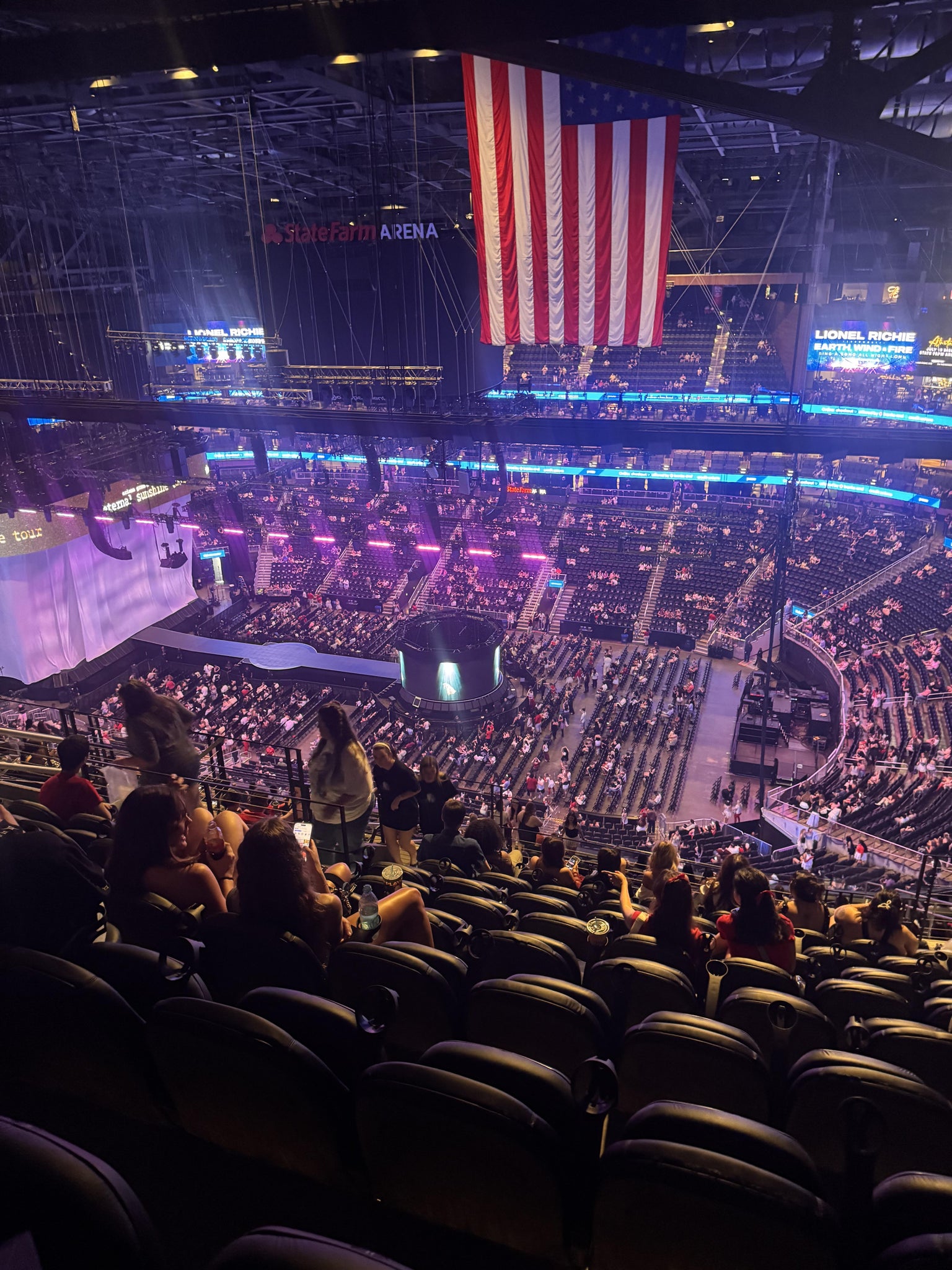 Real Fan View taken from Section 220 at State Farm Arena by Kaleb A