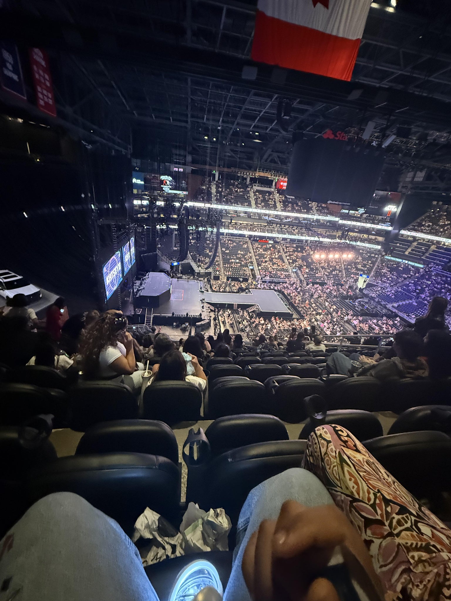 Real Fan View taken from Section 225 at State Farm Arena by Kennedi R