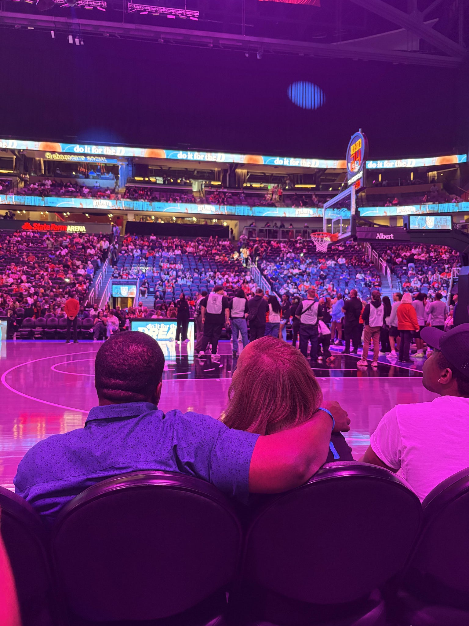Real Fan View taken from Floor 3 at State Farm Arena by Shanelle N