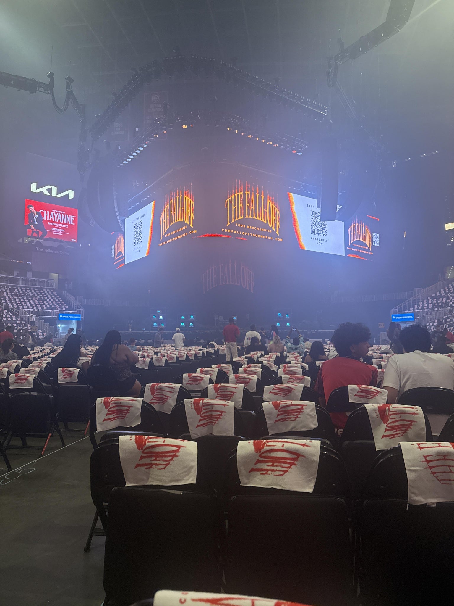 Real Fan View taken from Floor 4 at State Farm Arena by Joanne G