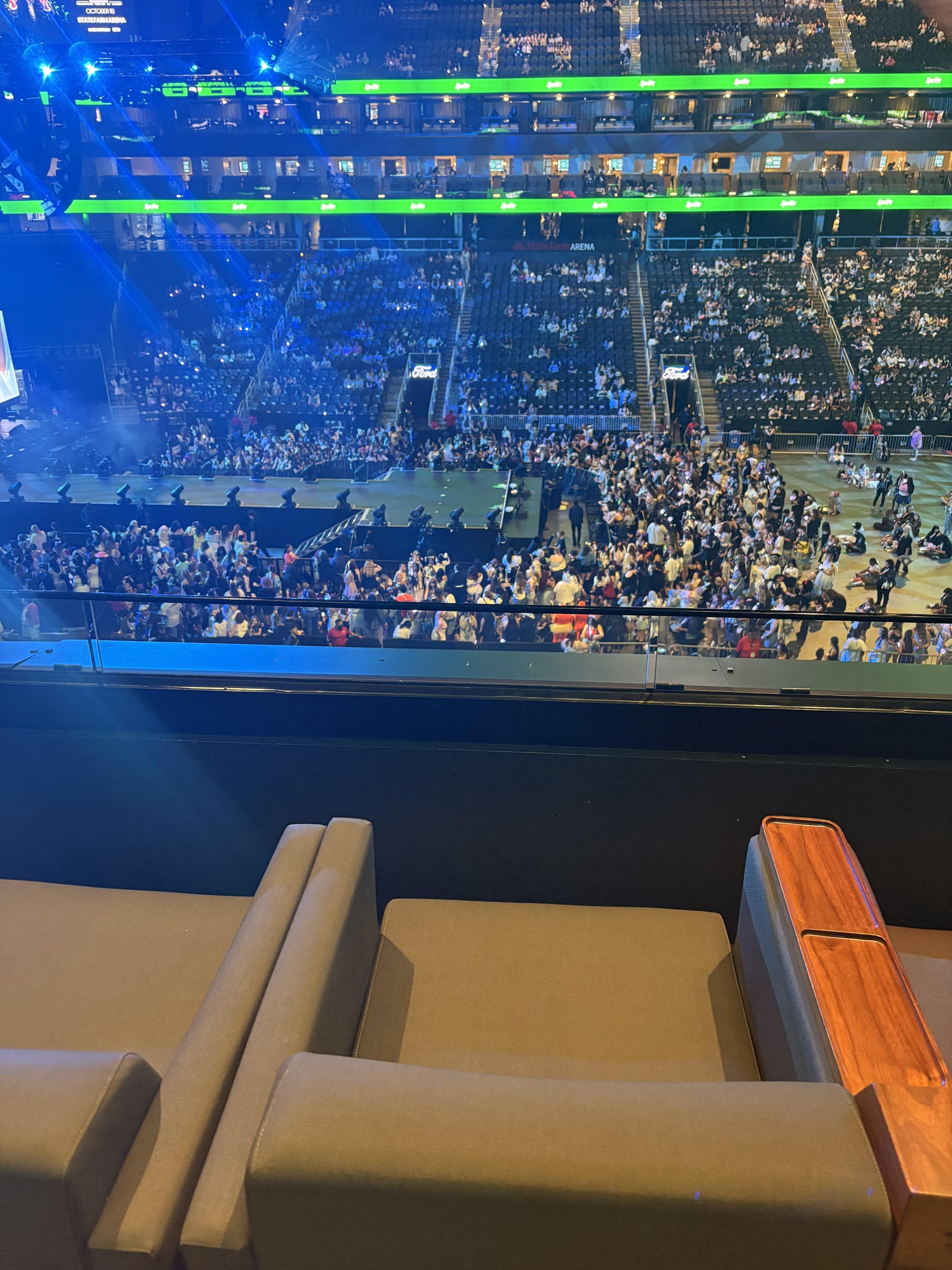 Real Fan View taken from Section T 22 at State Farm Arena by Summer O