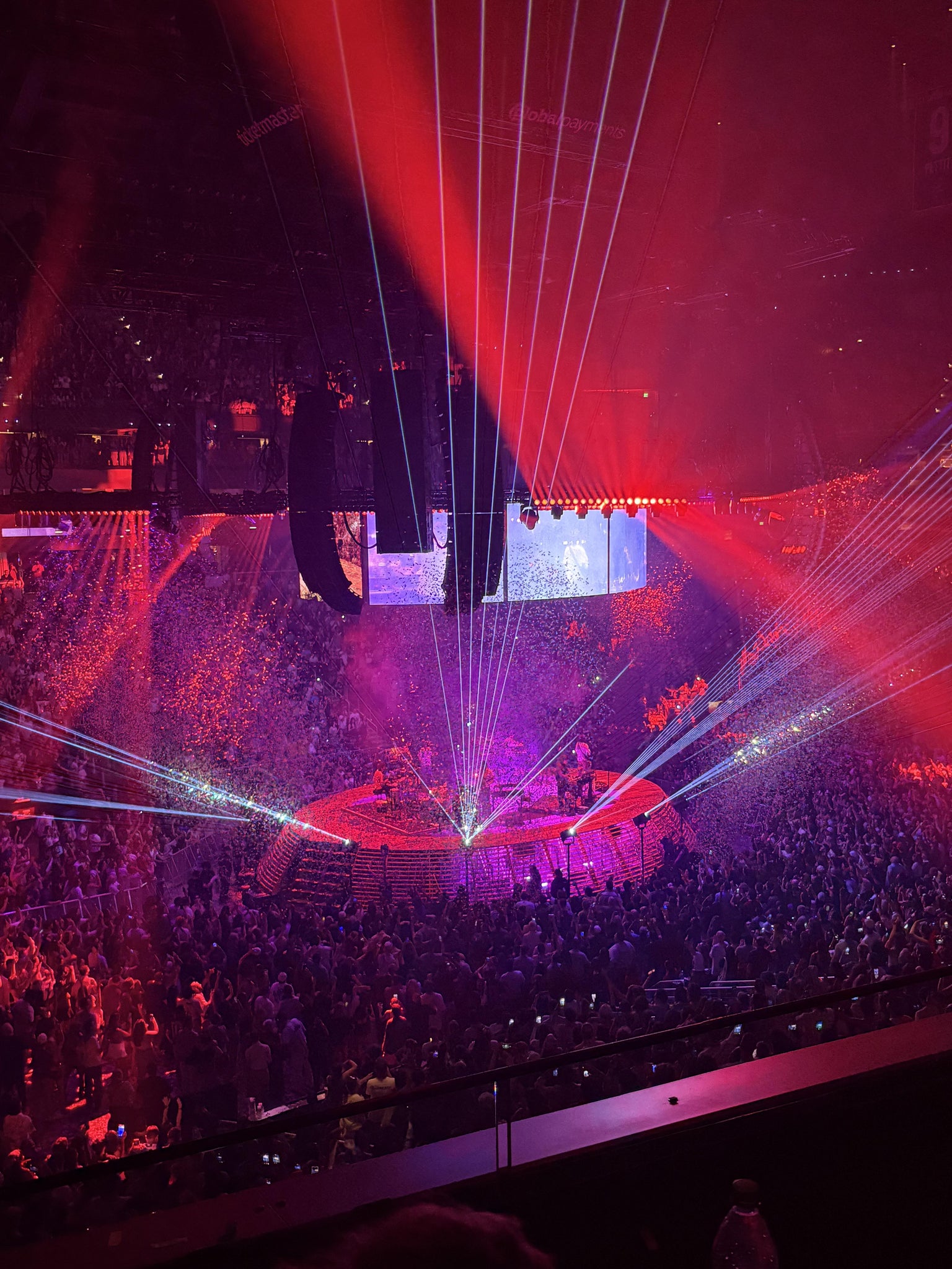 Real Fan View taken from Section T 25 at State Farm Arena by Anonymous User