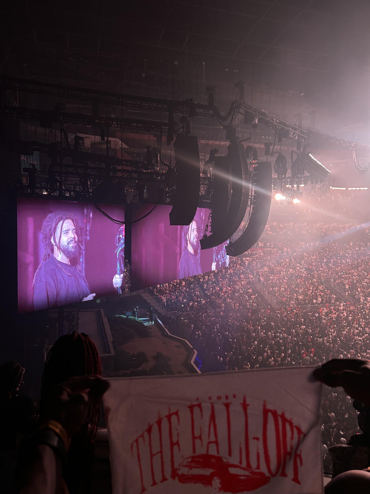 Real Fan View taken from Section T 26 at State Farm Arena by Kristina M
