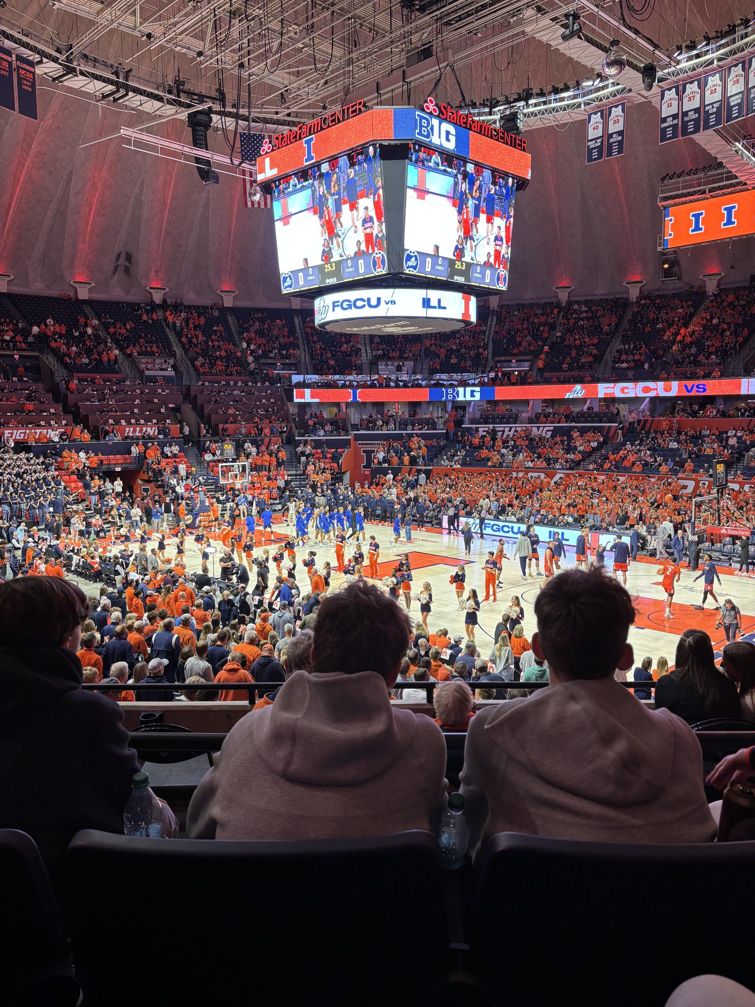 Real Fan View taken from Section 140 at State Farm Center by Ty W