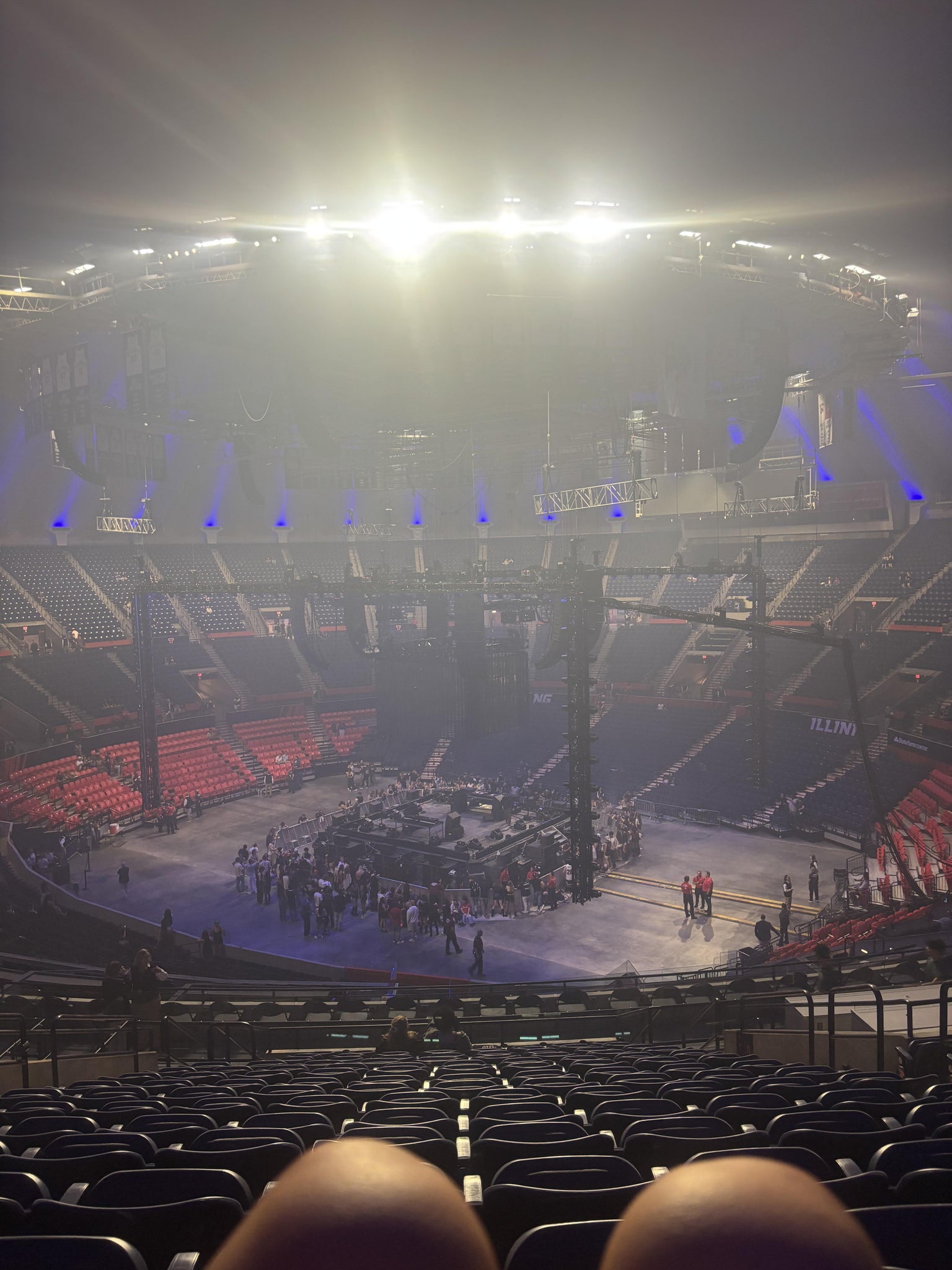 Real Fan View taken from Section 219 at State Farm Center by Emerson V